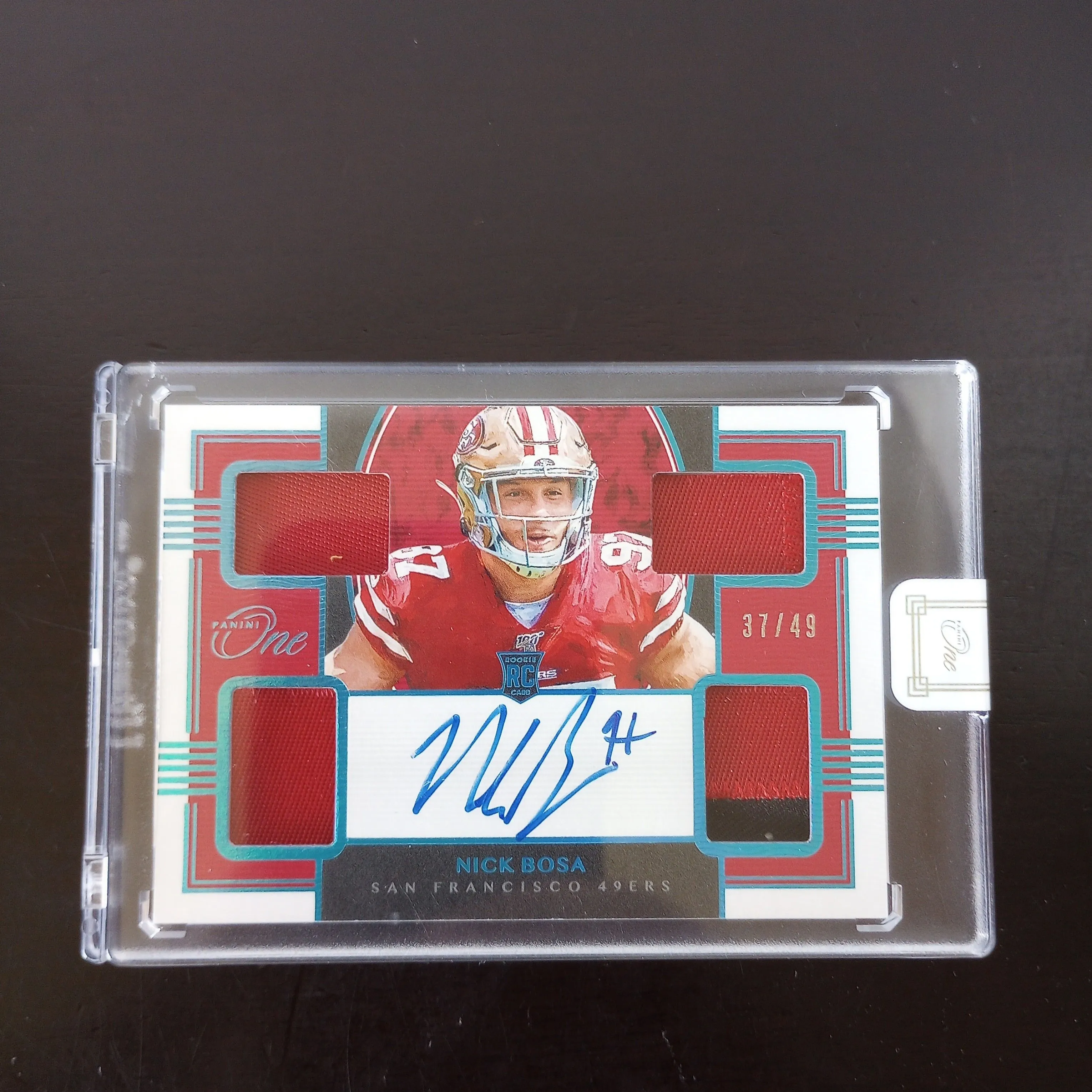 Product image for Nick Bosa Panini One Quad RPA 37/49