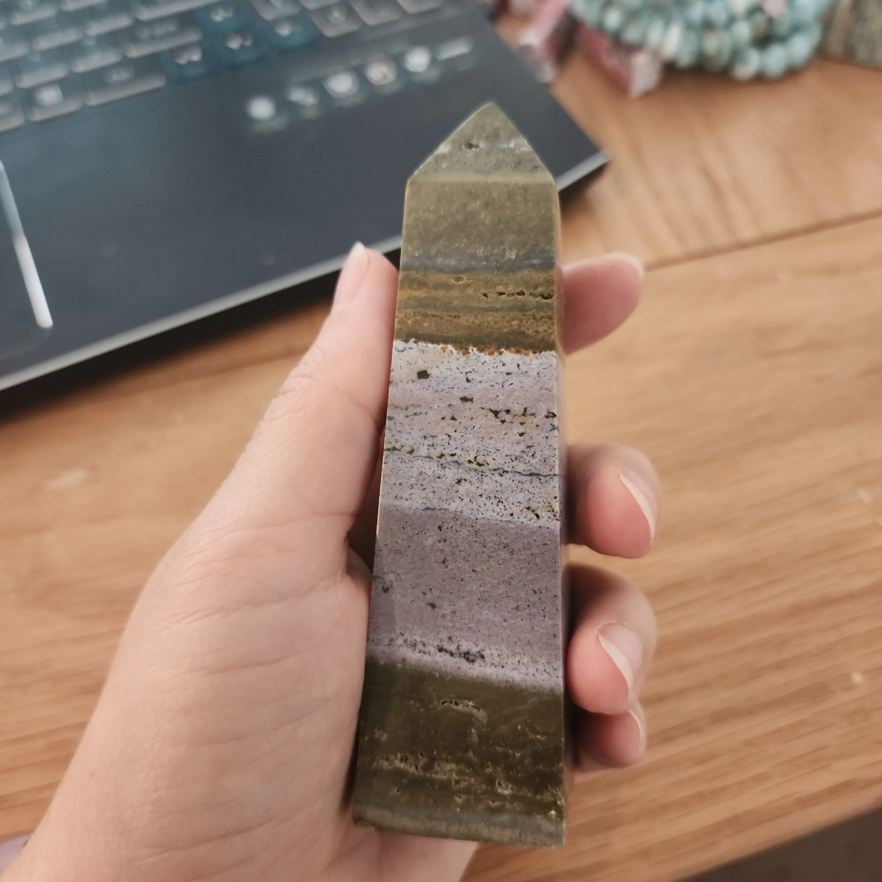 Product image for Indonesian River Stone Obelisk