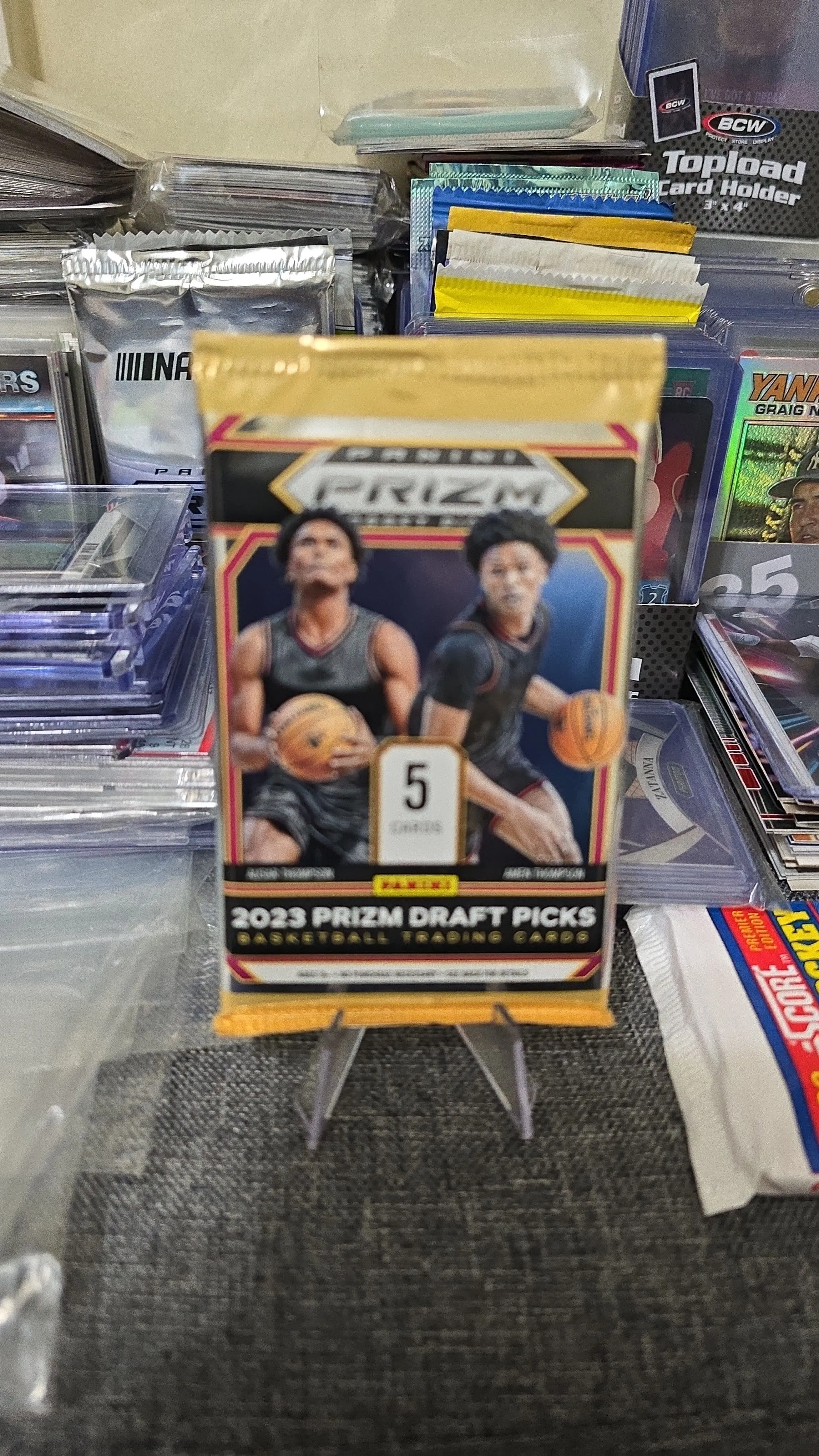 Product image for NBA Panini 2023 Prizm Draft Picks Basketball Trading Card BLASTER Pack (5 Cards)