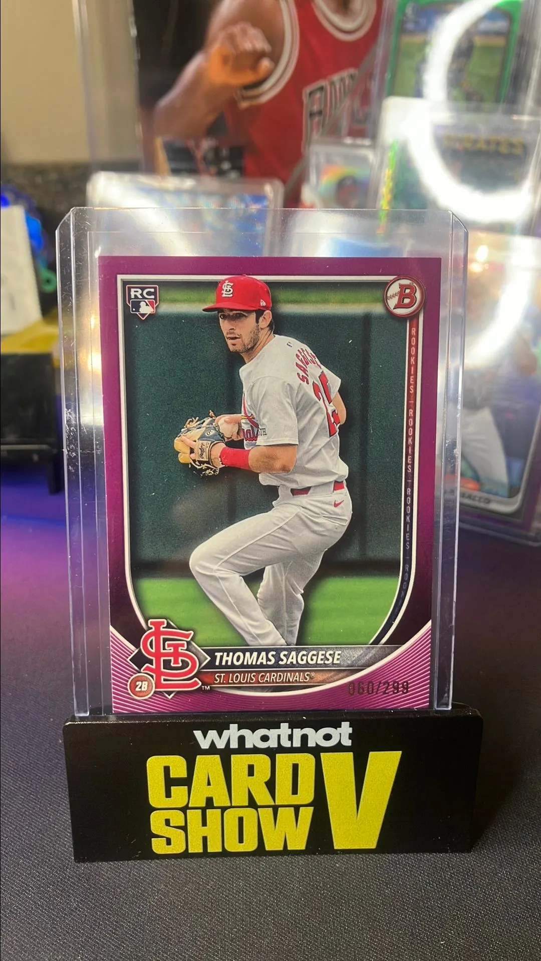 Product image for 2025 Bowman Thomas Saggese RC /299