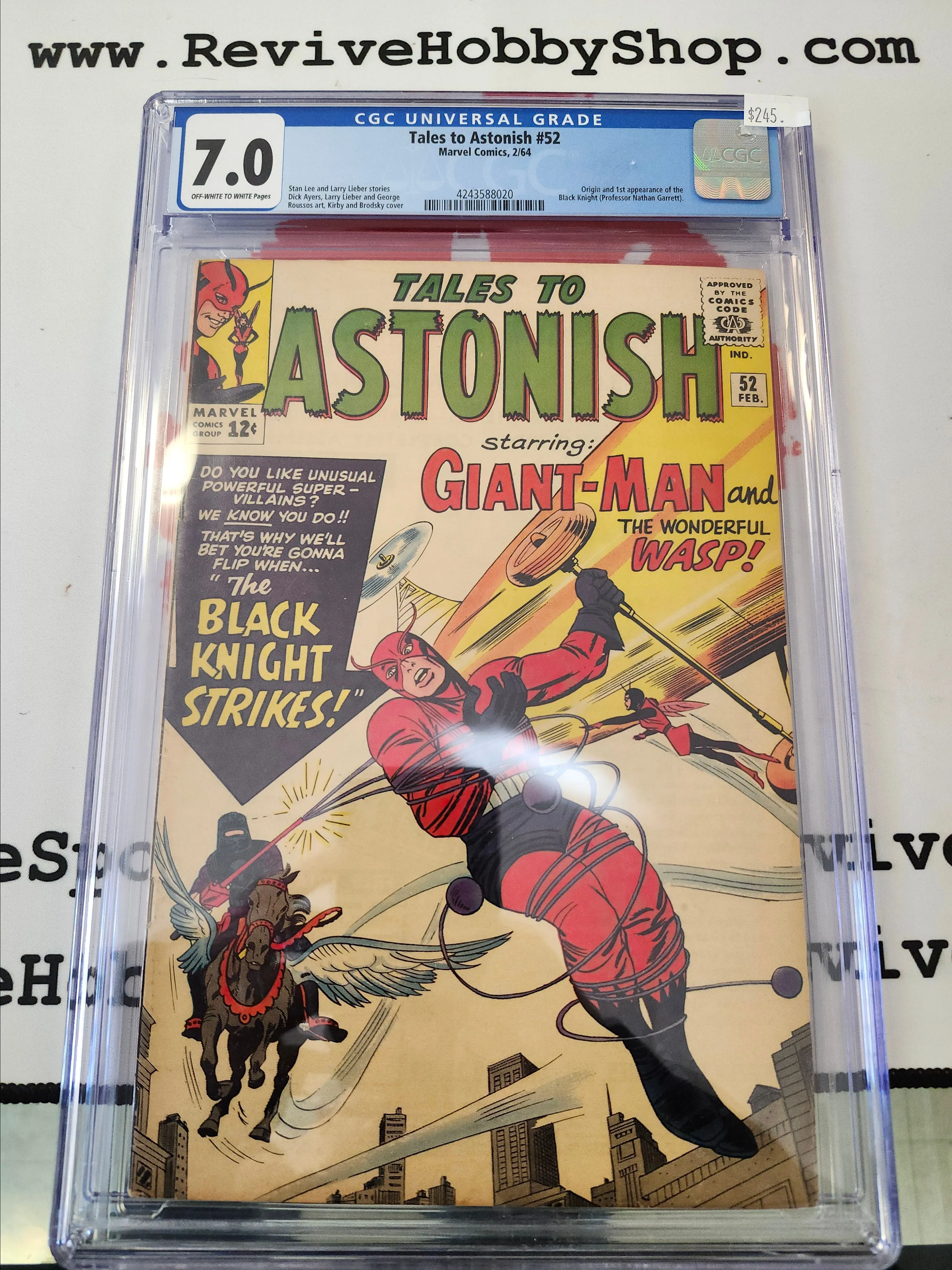 Product image for Tales to Astonish #52 CGC 7,0