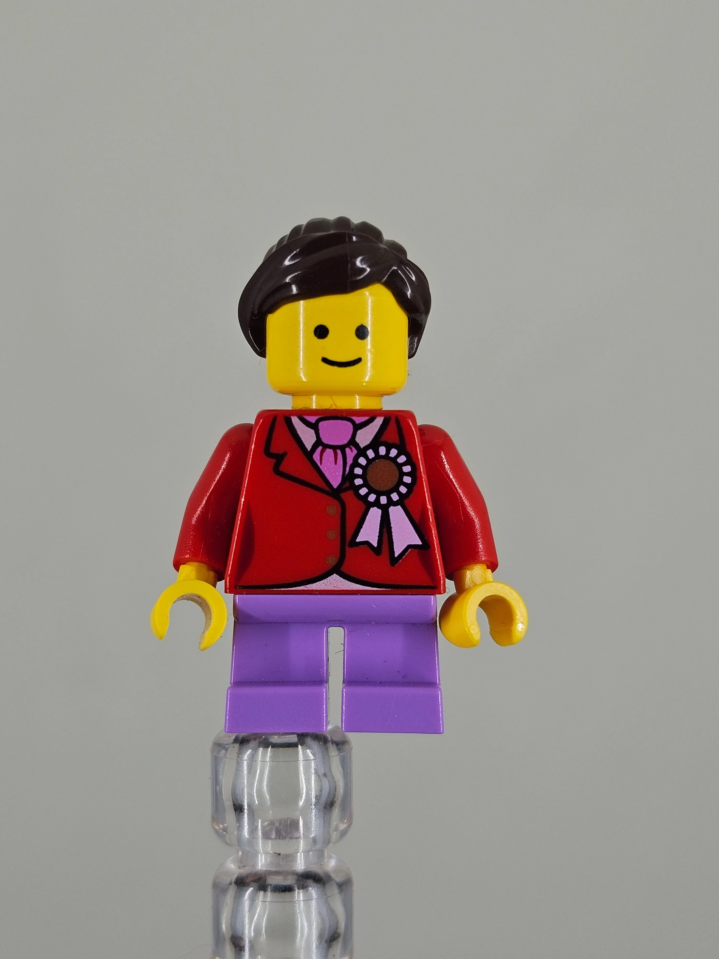 Product image for child with red jacket with ribbon bl#twn250