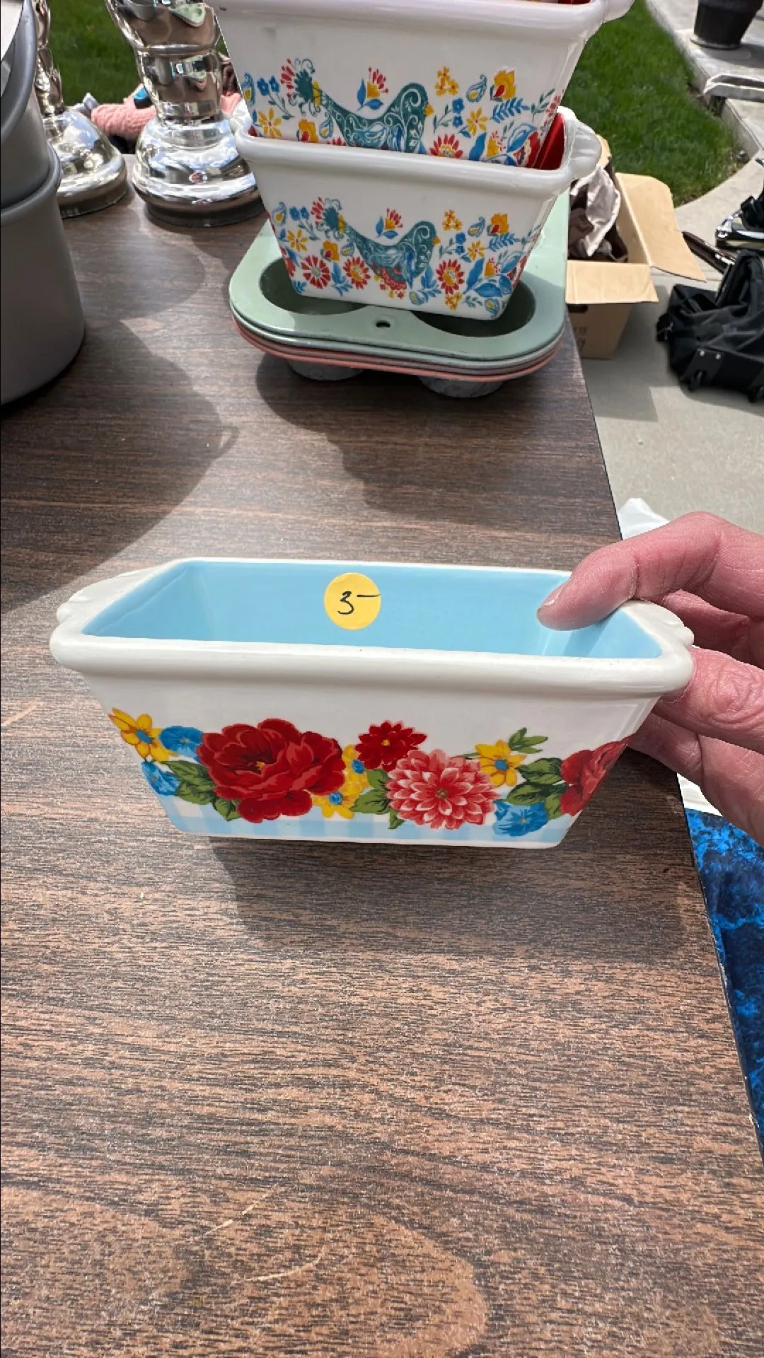 Product image for Pioneer women, small baking pans, baby blue