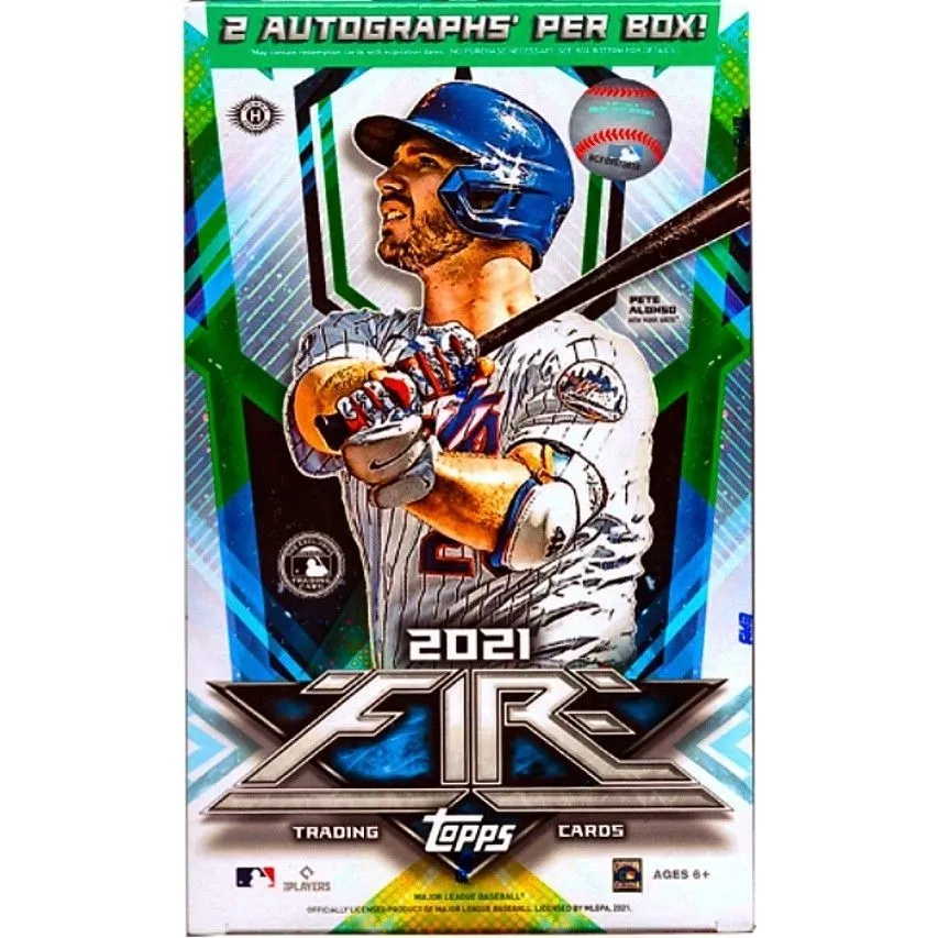 Product image for 2021 MLB Topps Fire Hobby Box 