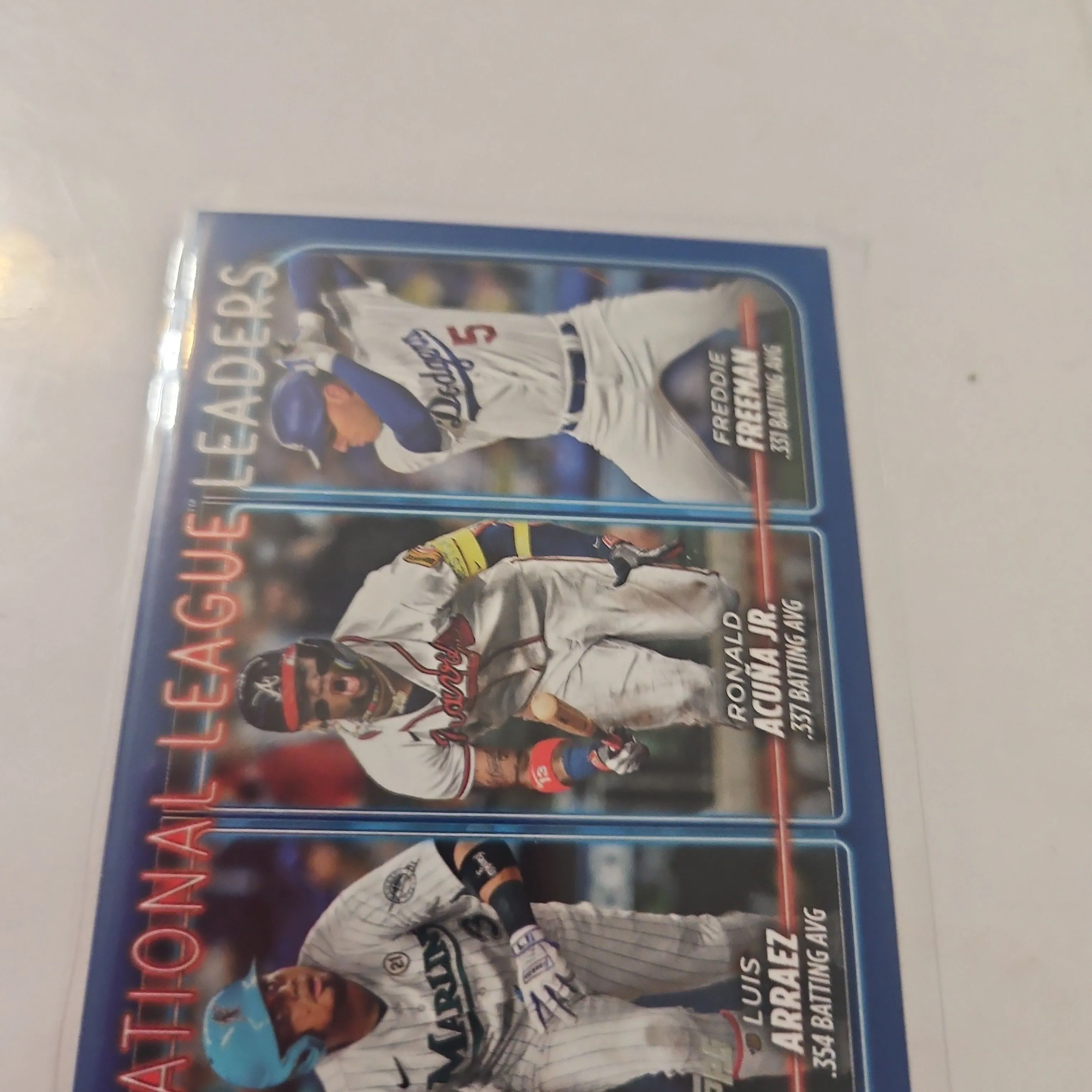 Product image for Ronald Acuna 2024 topps Blue Braves