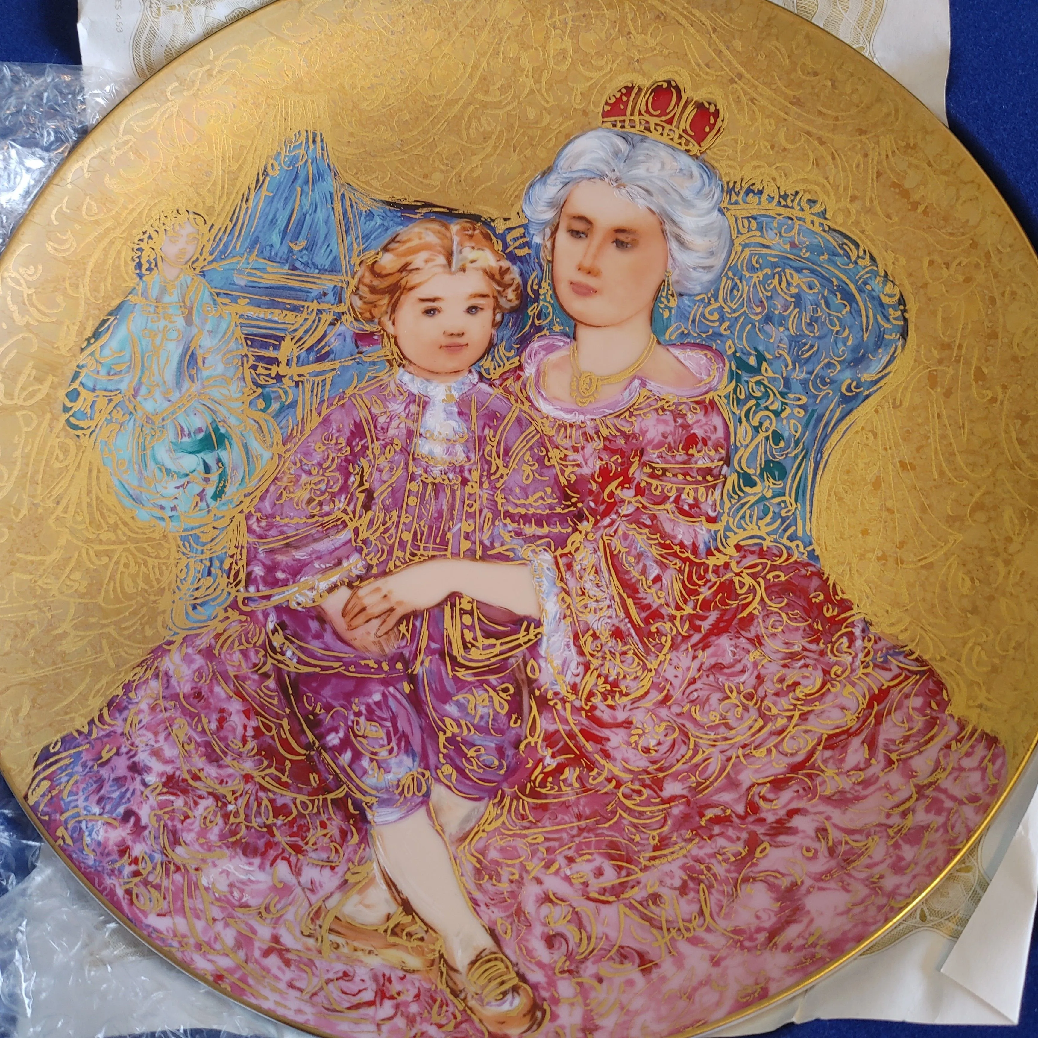 Product image for Mozart and Empress Maria Theresa by Edna Hibel