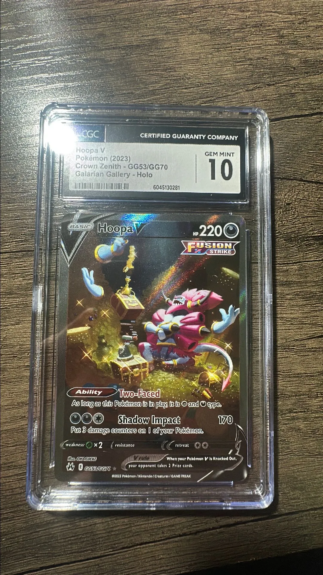 Product image for Hoopa V GG53/GG70 CGC 10