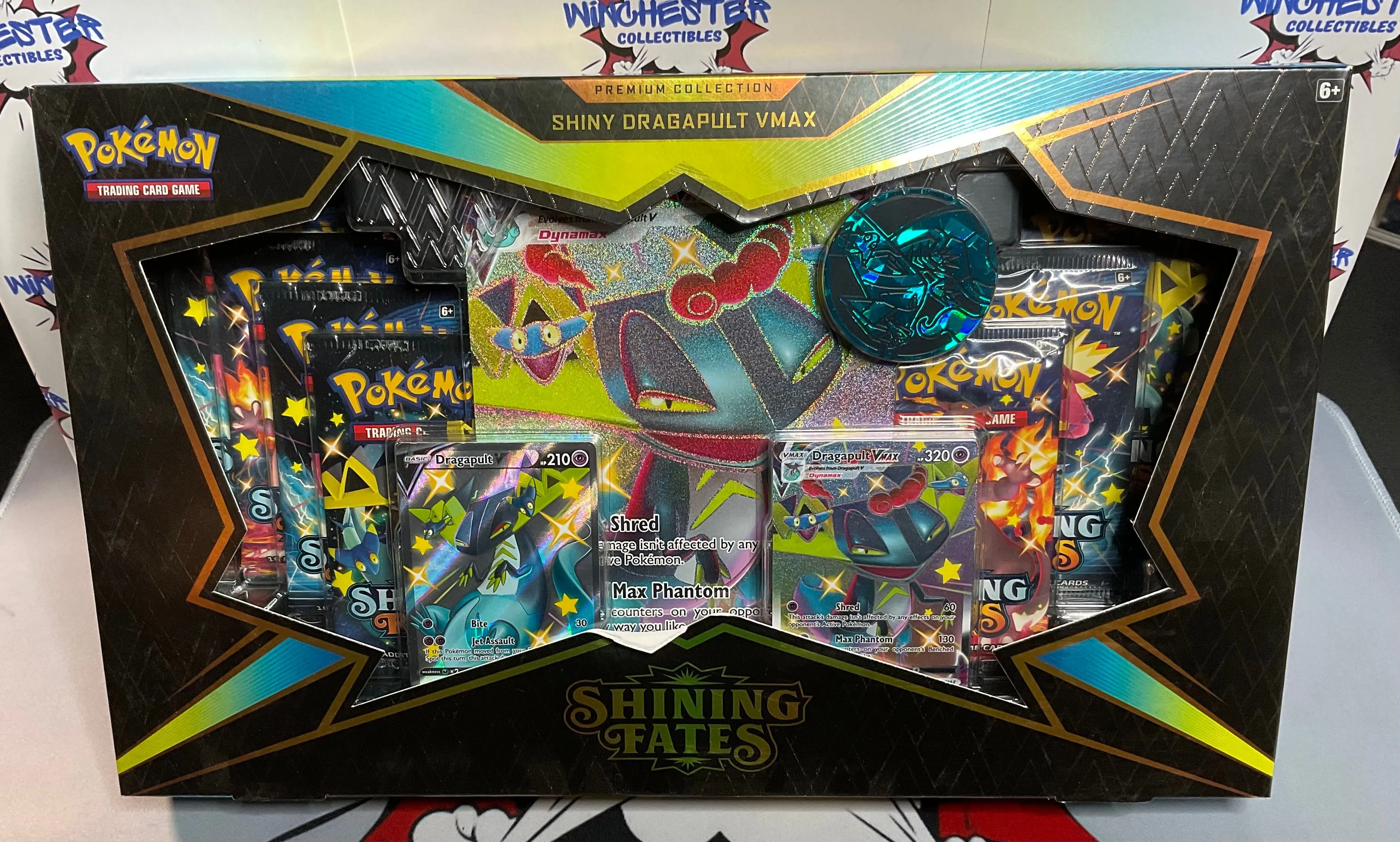 Pokemon TCG Shining Fates Premium Collection SHINY DRAGAPULT VMAX Factory  Sealed Box  Whatnot: Shop, Sell, Connect