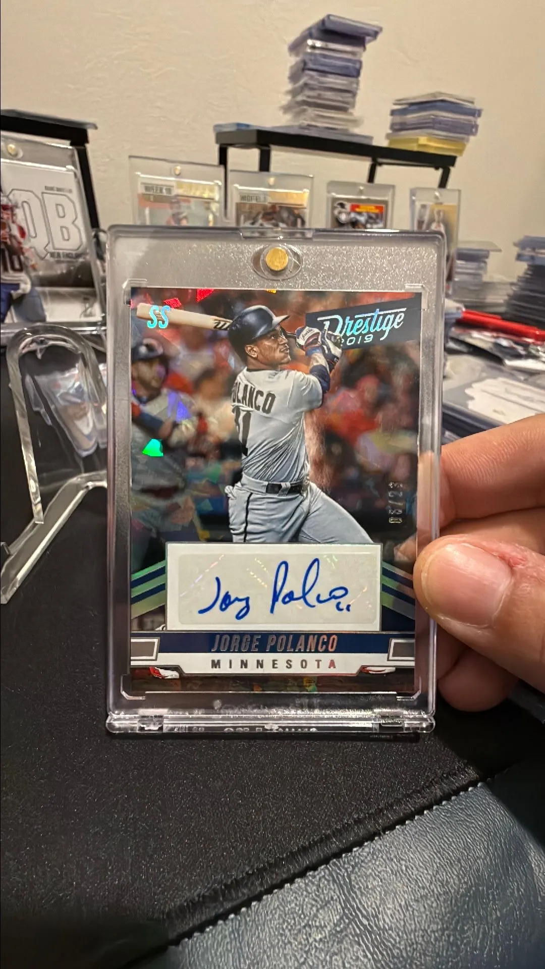 Product image for Jorge Polanco Prestige 2019 Cracked Ice Auto /23