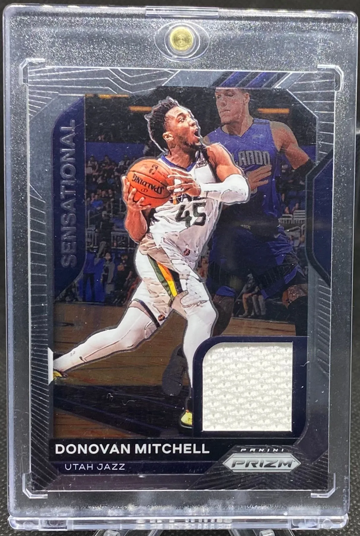 Product image for DONOVAN MITCHELL ~ 2020-21 Prizm Sensational Swatches #SSW-DMI [Jazz/Cavs]