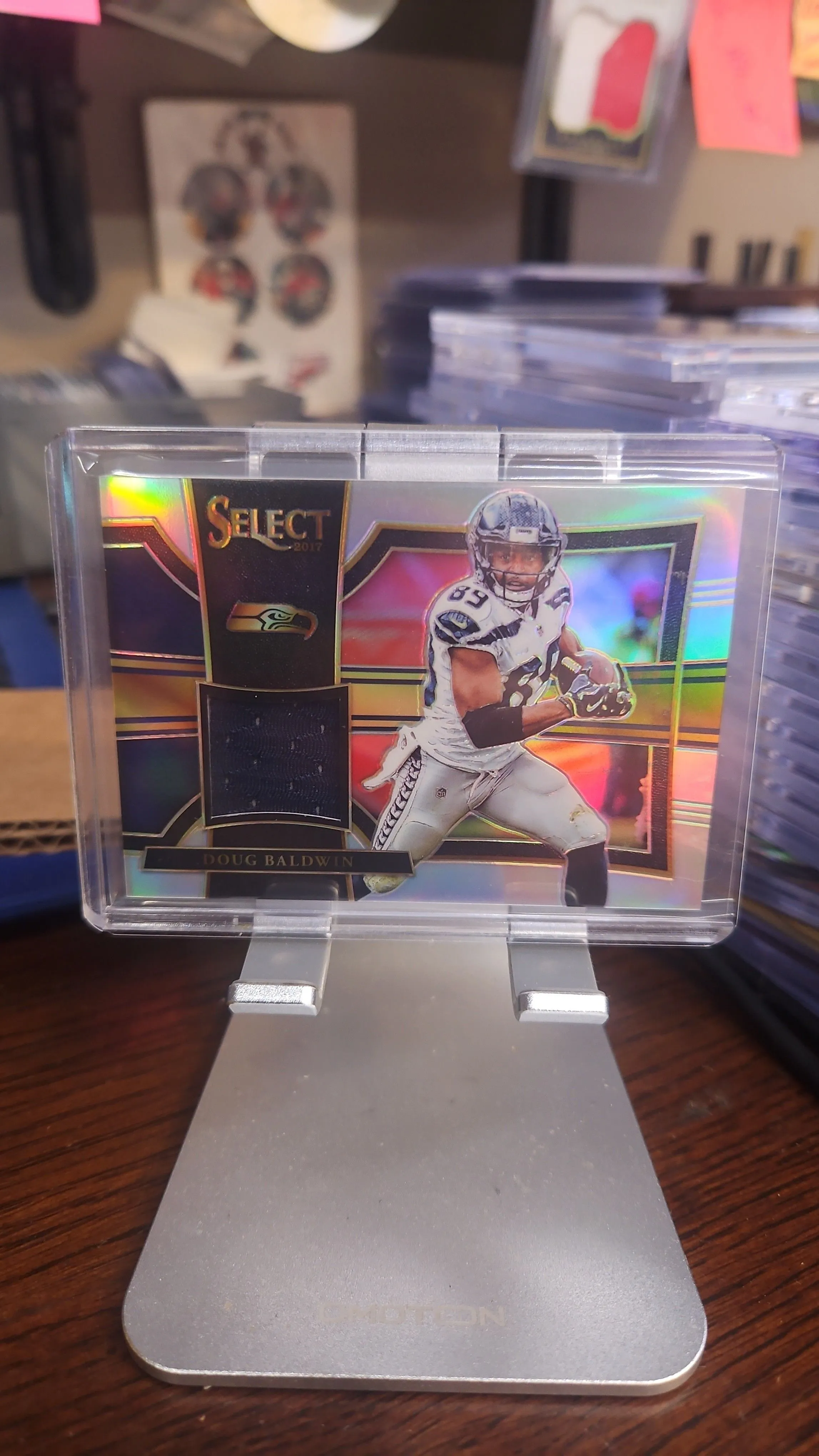 Product image for Doug Baldwin Patch #d 38/99...2017 Select Silver.....Seahawks