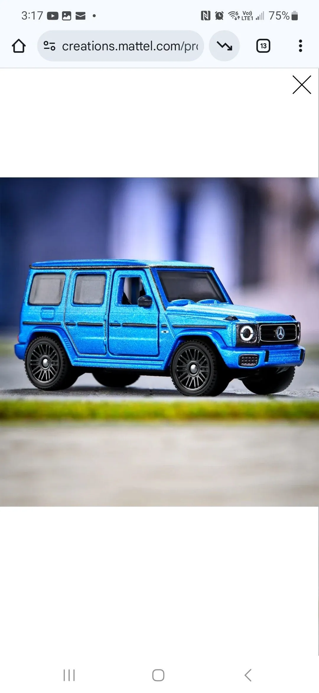 Product image for Matchbox Mercedes-Benz G 580 With EQ Technolog