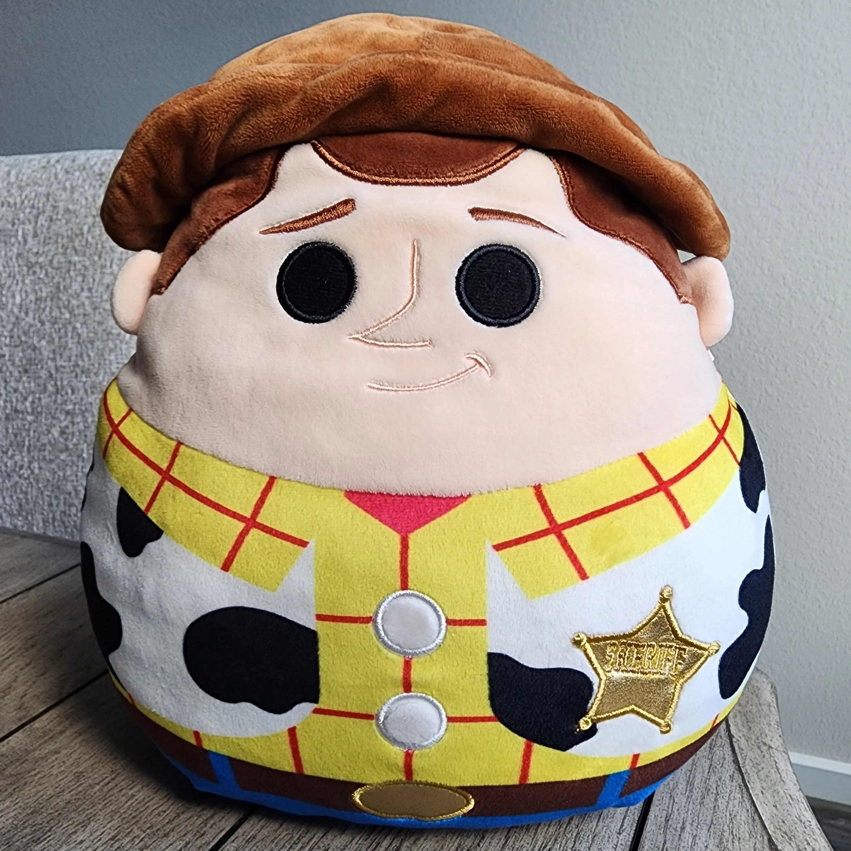 Product image for Disney PIXAR Toy Story Sheriff Woody 10" Squishmallow Soft Plush KellyToy