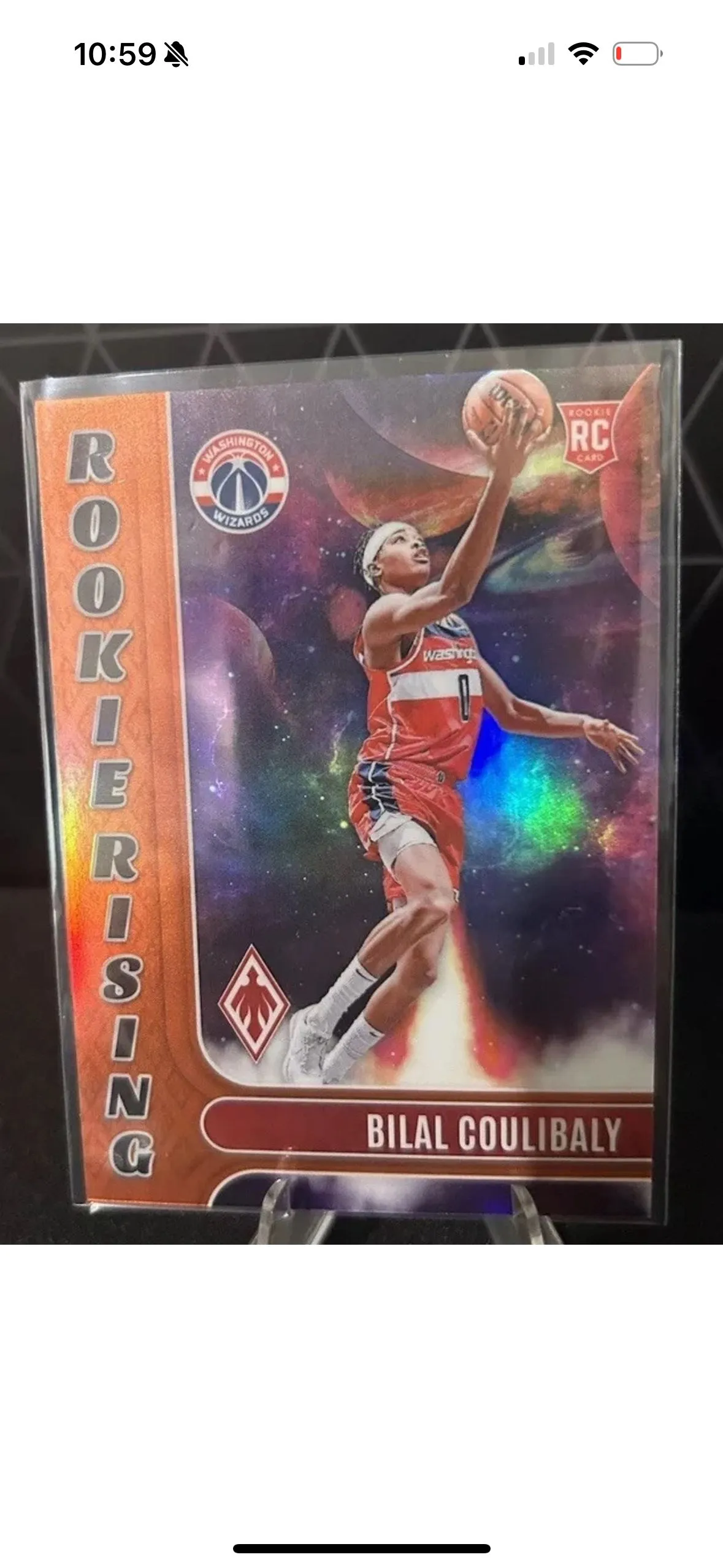 Product image for Bilal coulibaly /49 RC phoenix rookie rising wizards