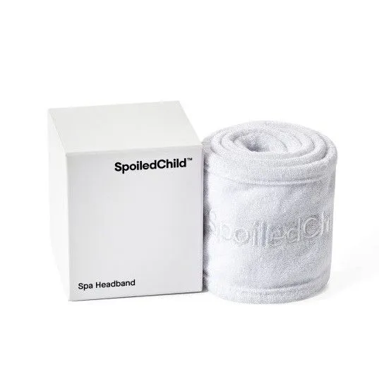 Product image for NIB Spoiled Child Spa Headband - WHITE