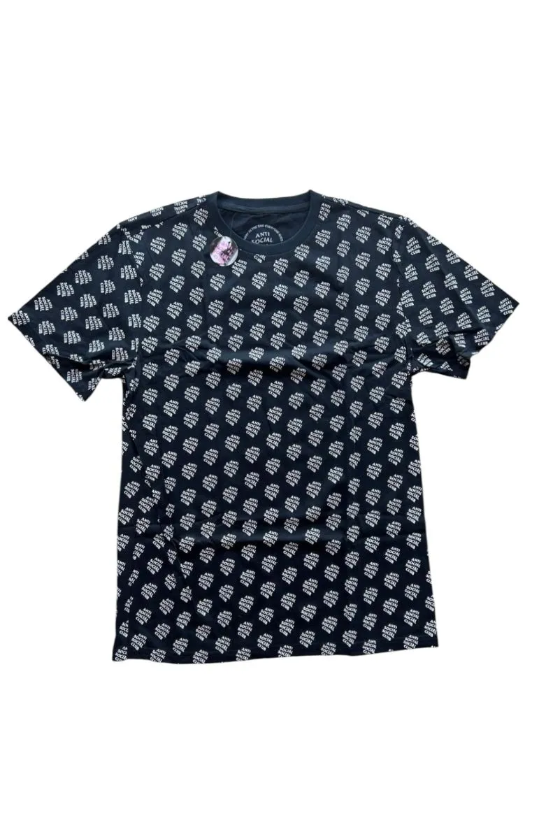 Product image for Anti social black all over tee