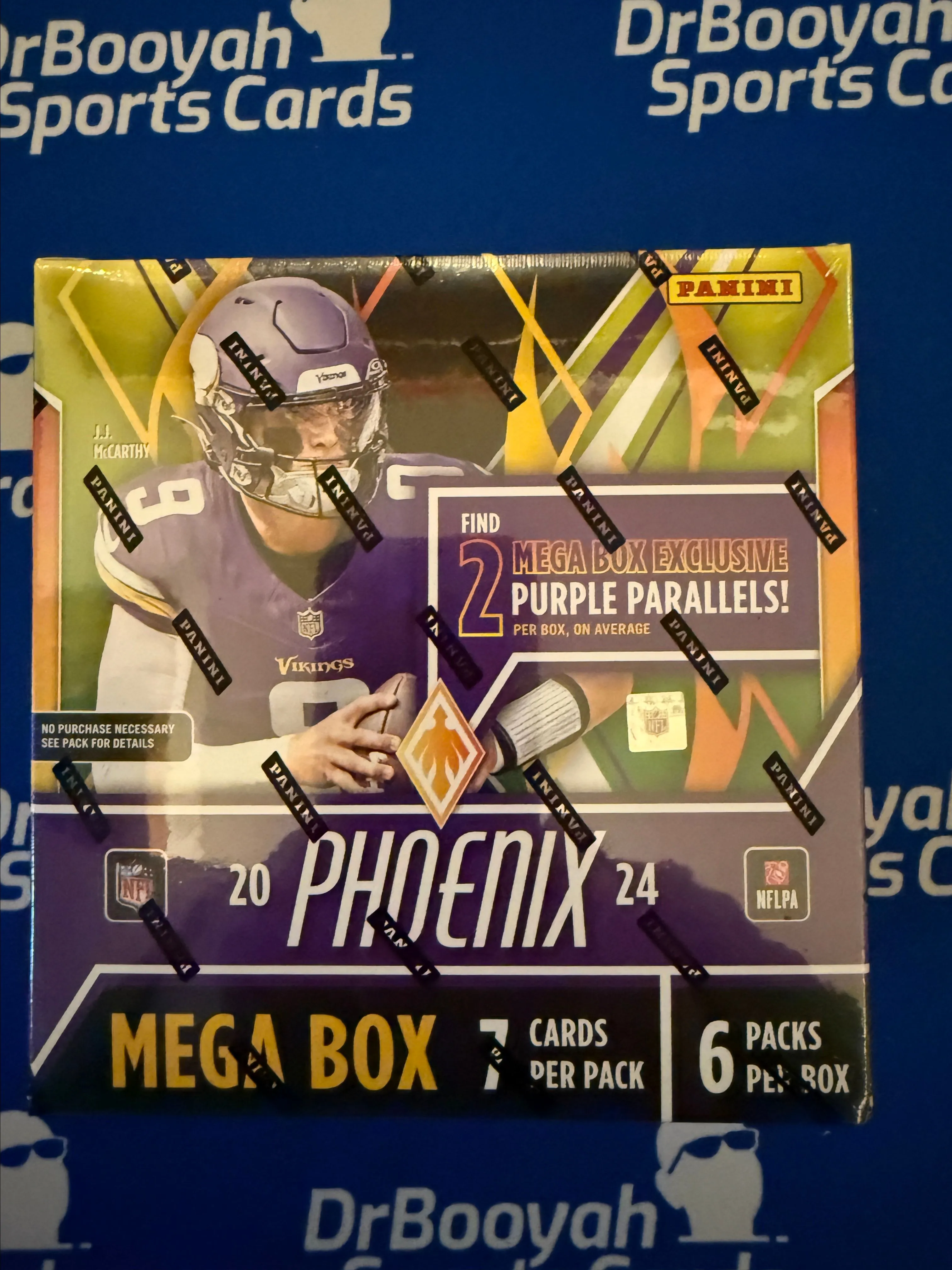 Product image for 2024 Phoenix NFL Football Mega Box Pack - 1 Pack