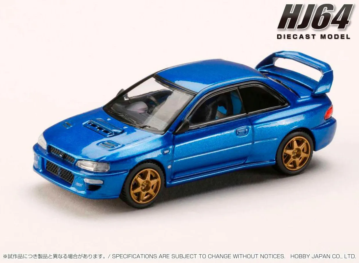 Product image for Hobby Japan Subaru Impreza 22B STi Rally Customized Version (Sonic Blue Mica)