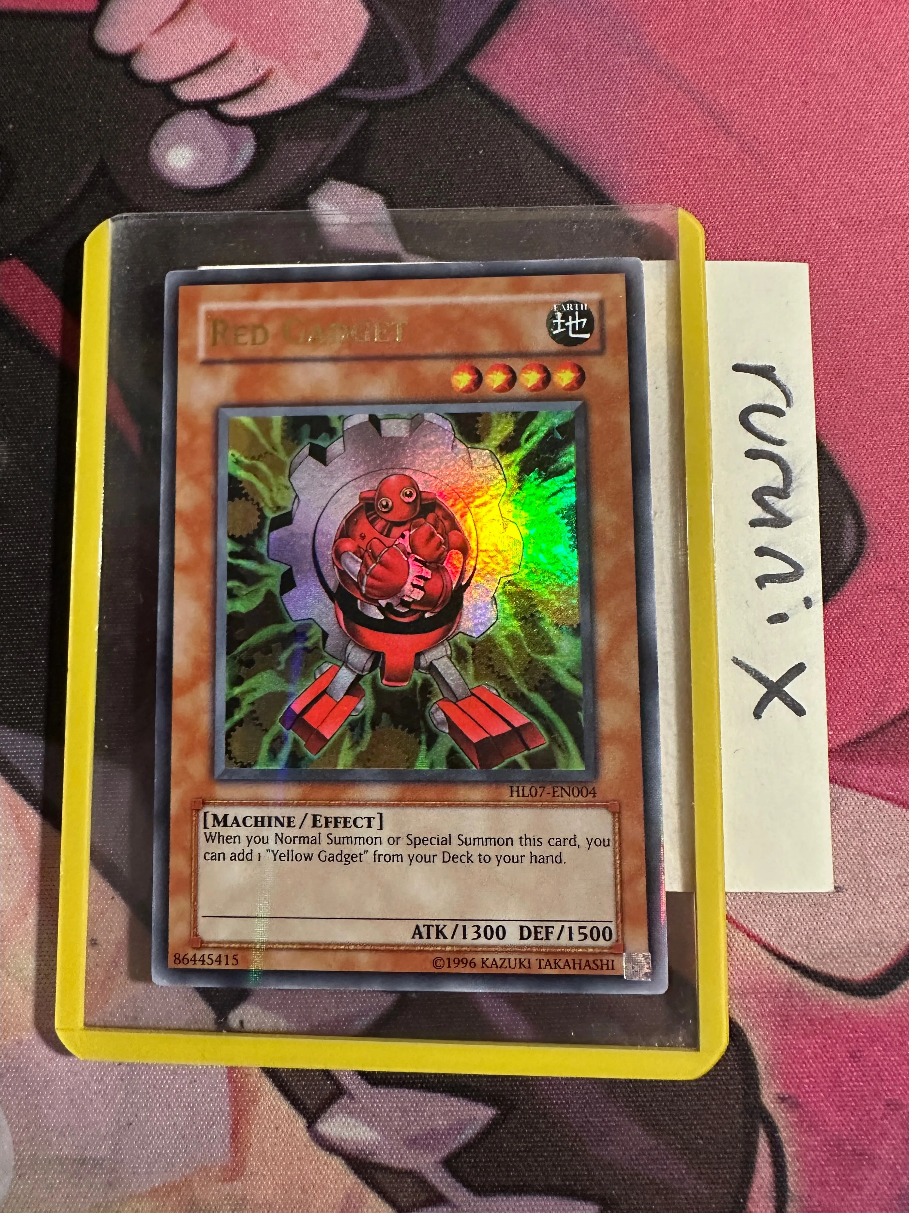 YuGiOh Hobby League Parallel Rare Red Gadget HL07-EN004
