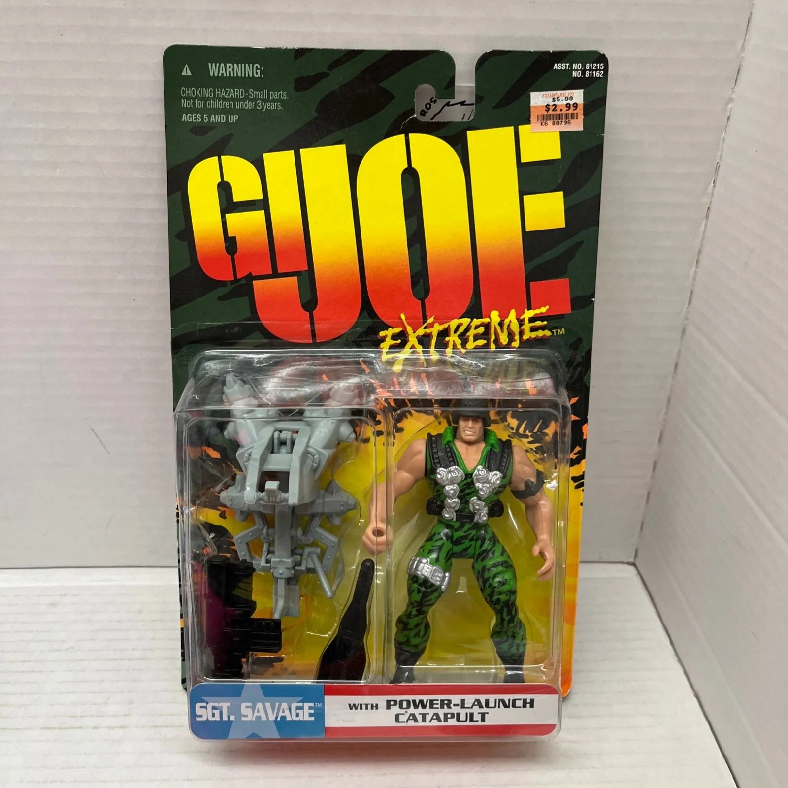 Product image for GI Joe Extreme*Sgt. Savage* Action Figure With Power Launch Catapult