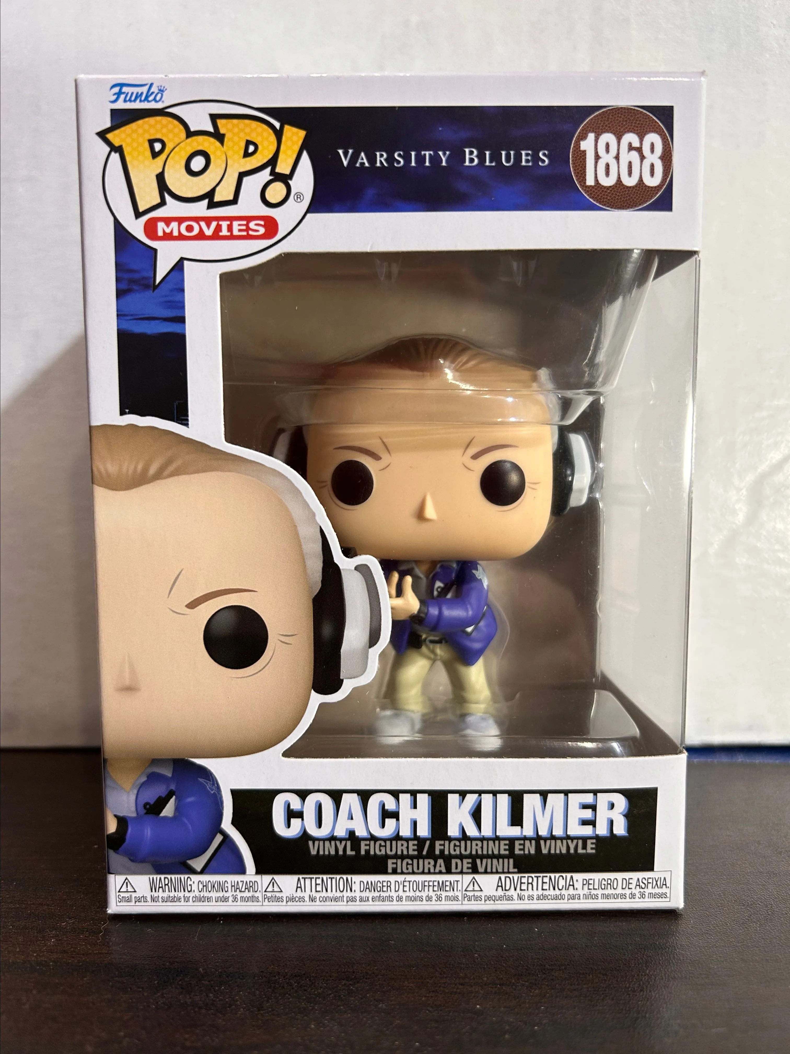 Product image for Coach Kilmer Varsity Blues Movies Funko Pop 1868 With Protector