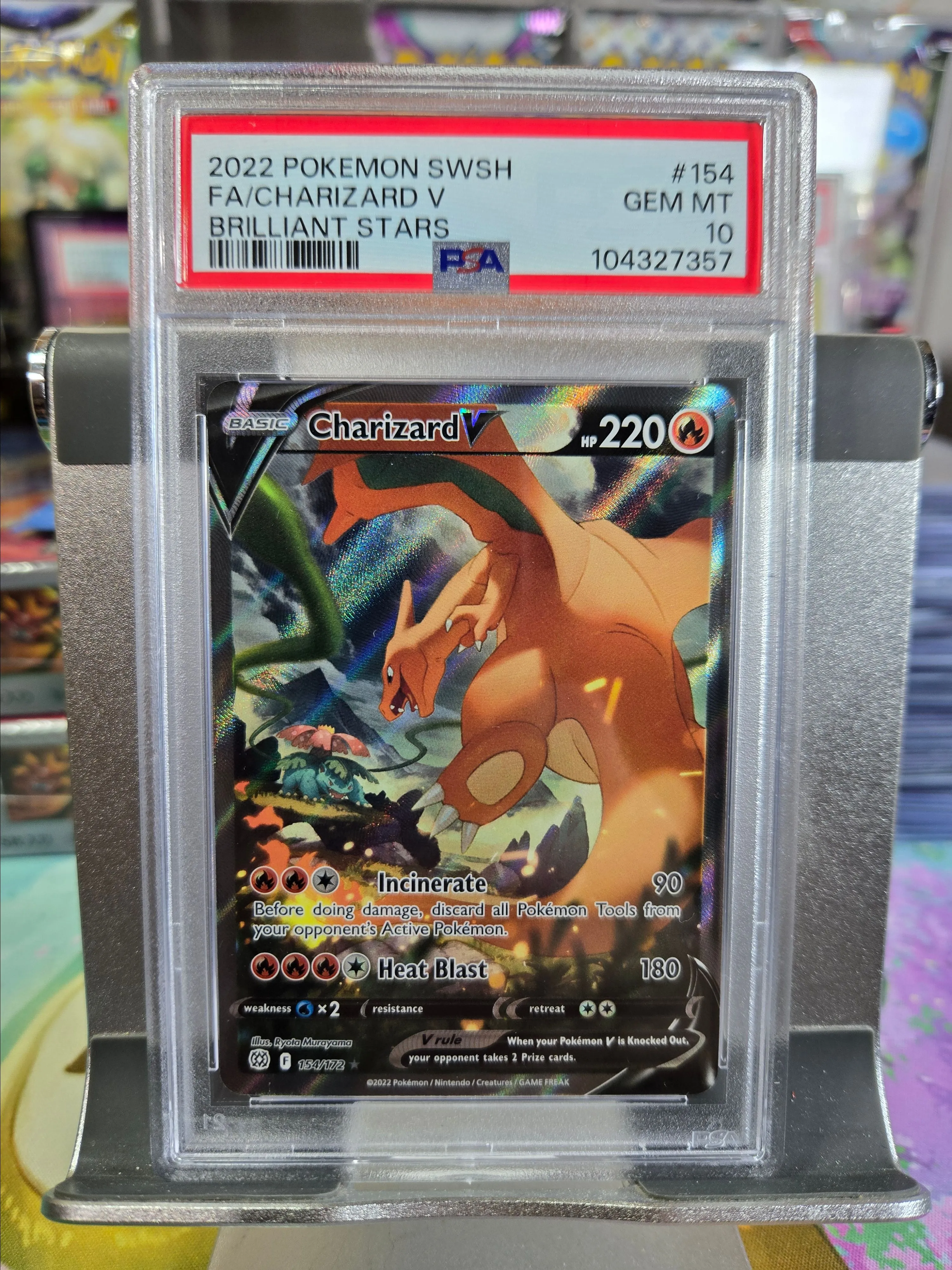 Product image for Charizard V Alt Art PSA 10