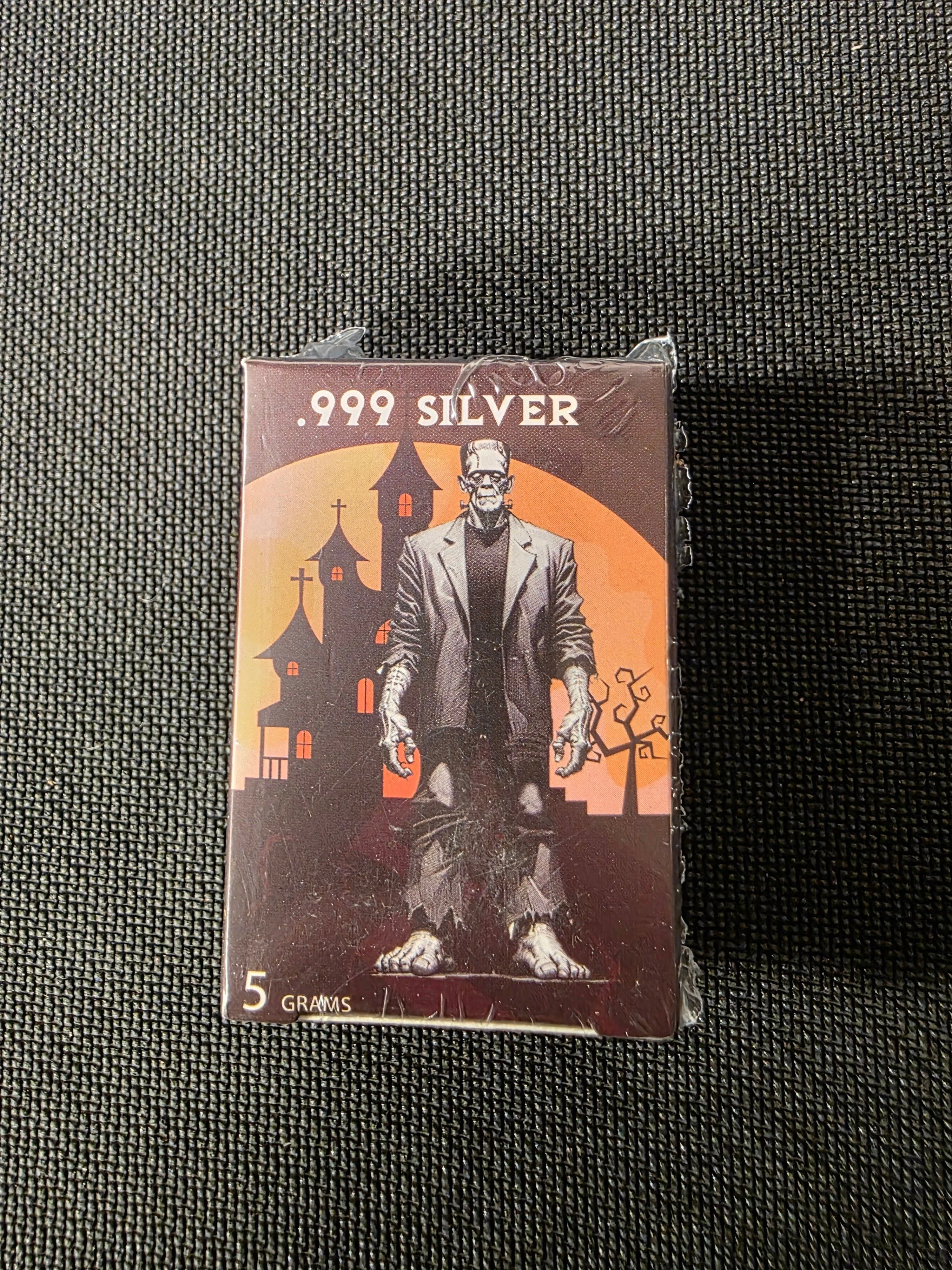 Product image for 5g Pan Silver Frankenstein Limited Mintage 3000 Sealed