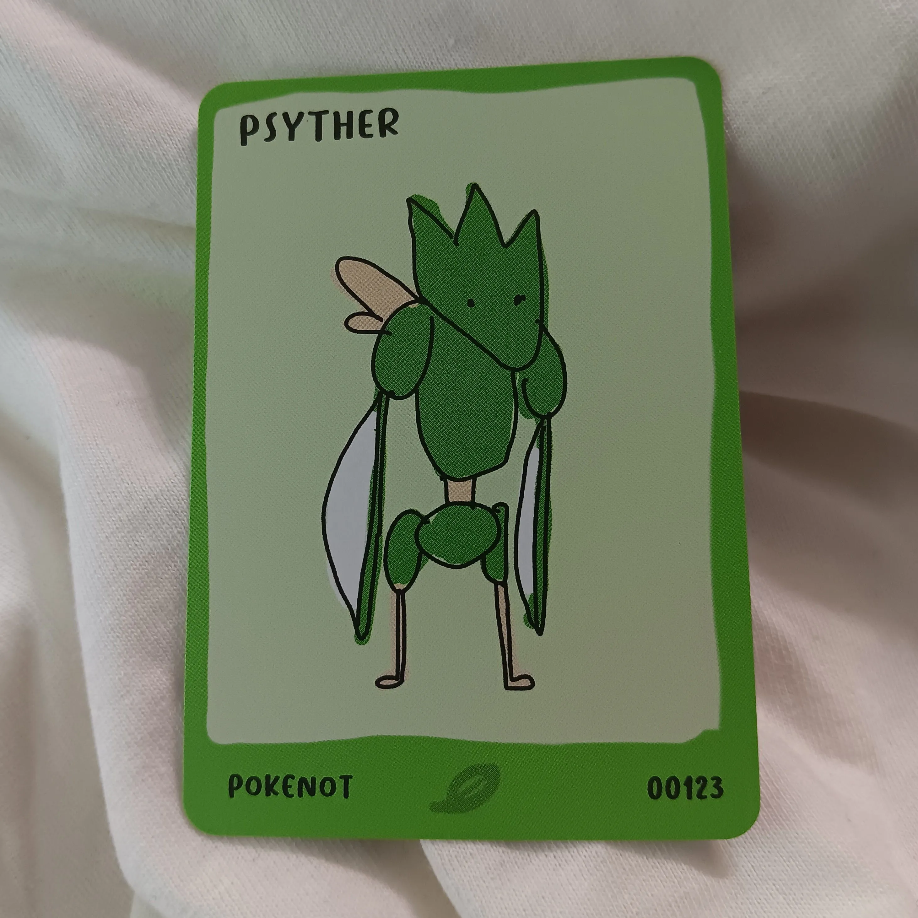 Product image for 🍃 Pokenot Psyther Card 🍃    (#123)