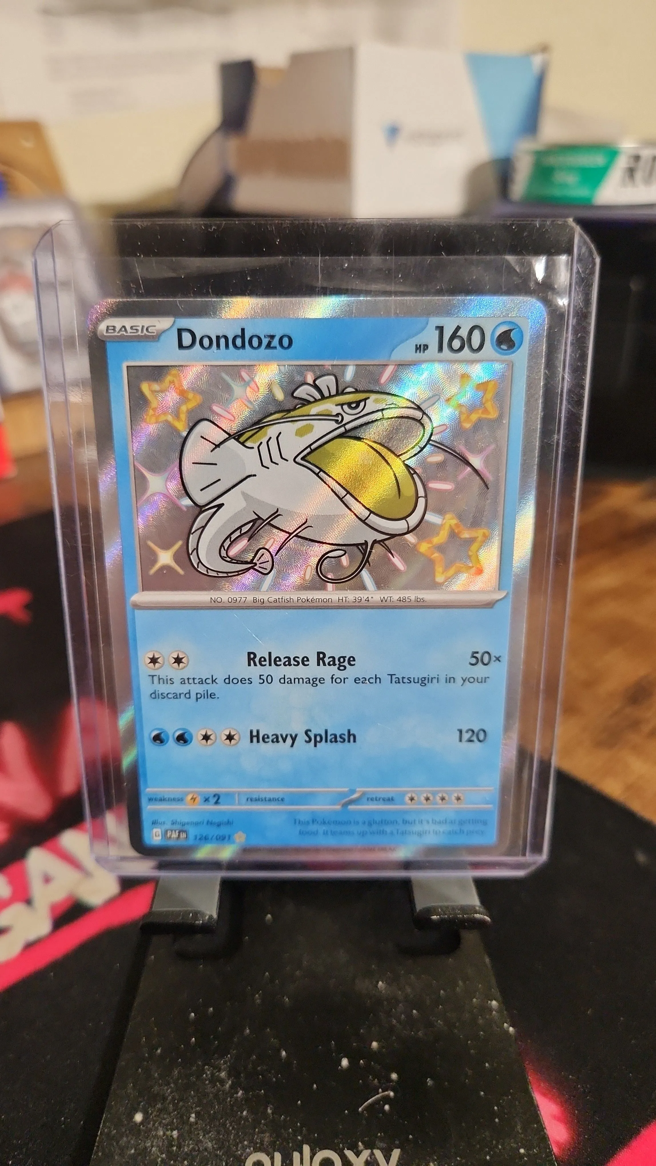 dondozo shiny pokemon card POKÉMON TCG - Dondozo ex Ultra Rare