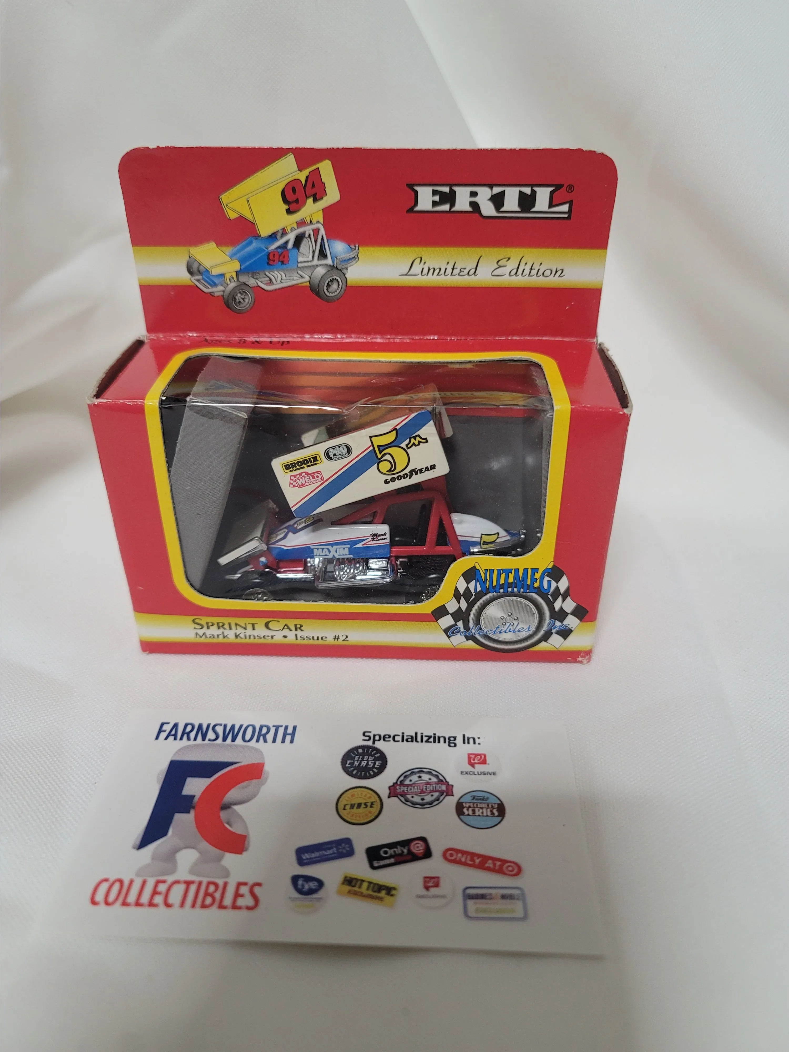 Product image for 1994 Ertl Mark Kinser1:64 Maxim Sprint #5m - Nutmeg (7500)