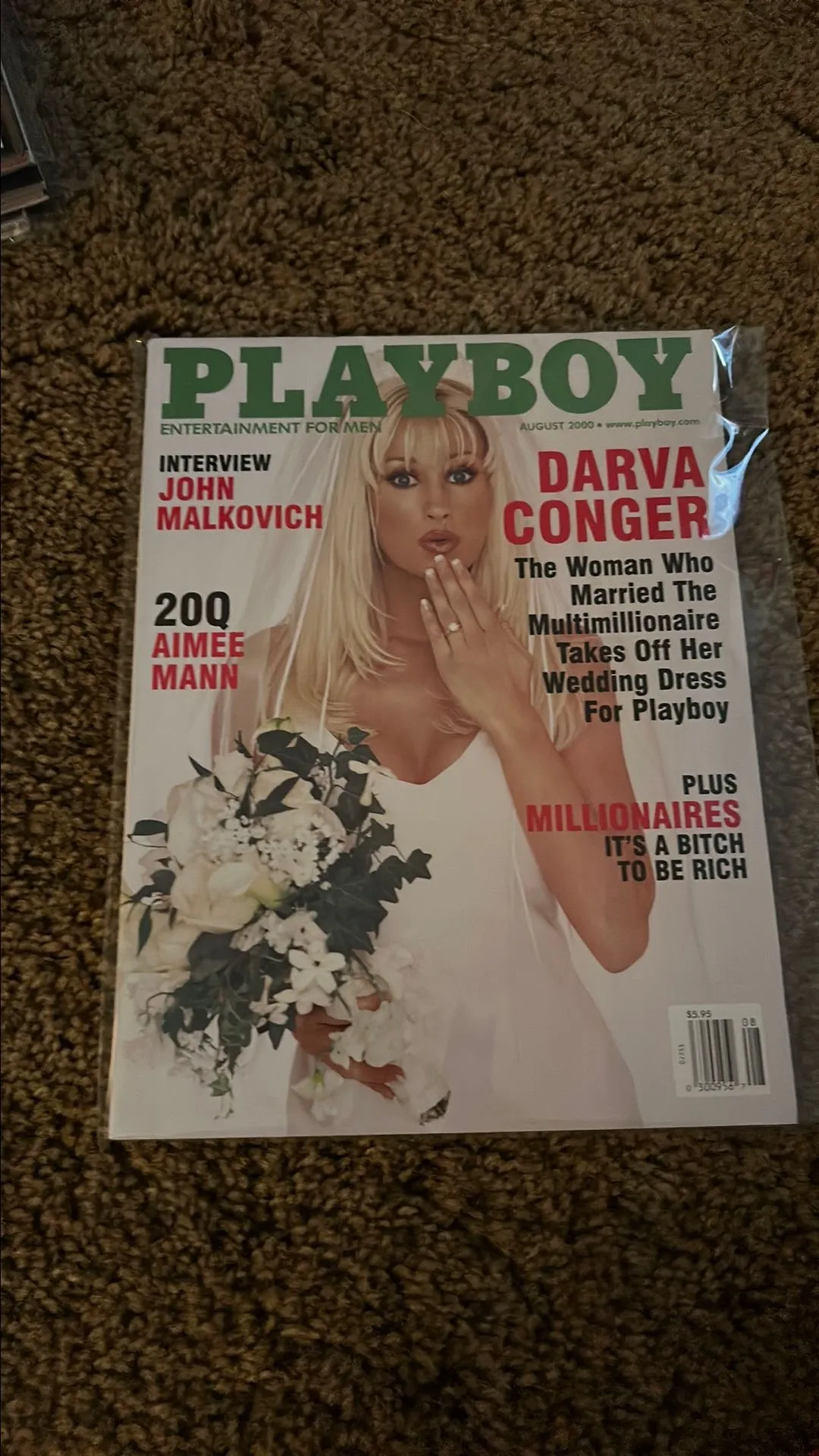 Product image for 0. $5 - Magazine: Darva Conger | August 2000