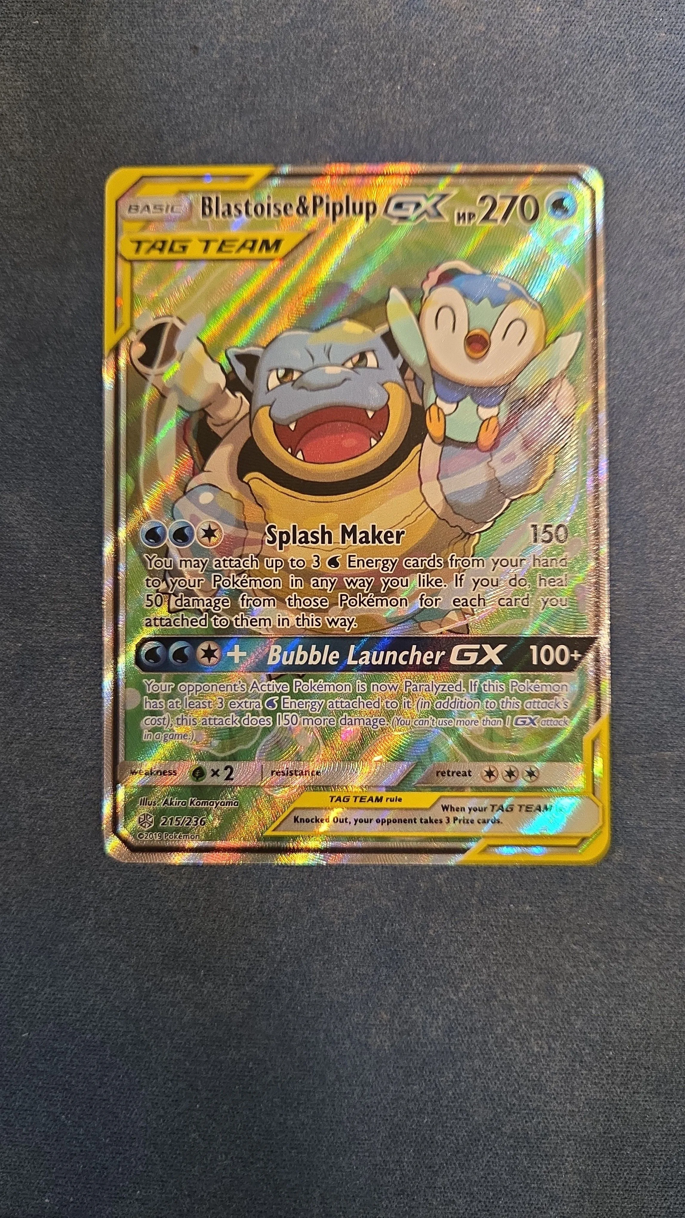 Product image for Blastoise & Piplup GX Alternate Full Art