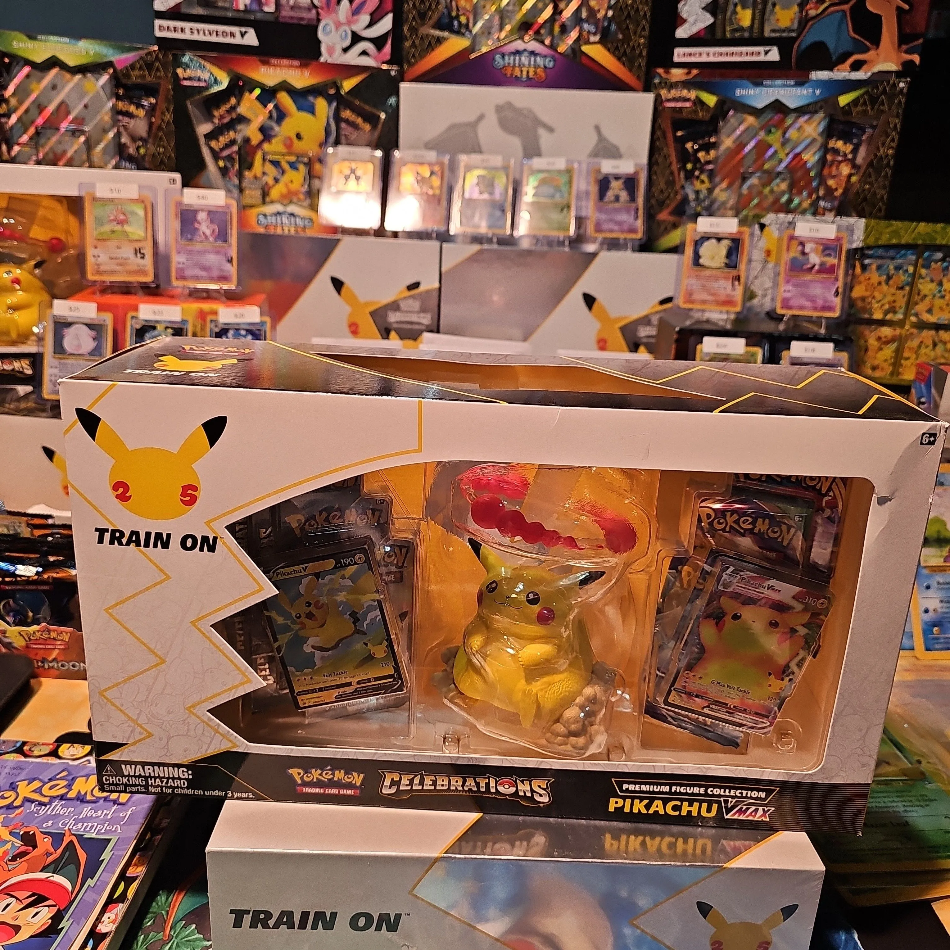 Product image for celebrations premium figure collection pikachu vmax