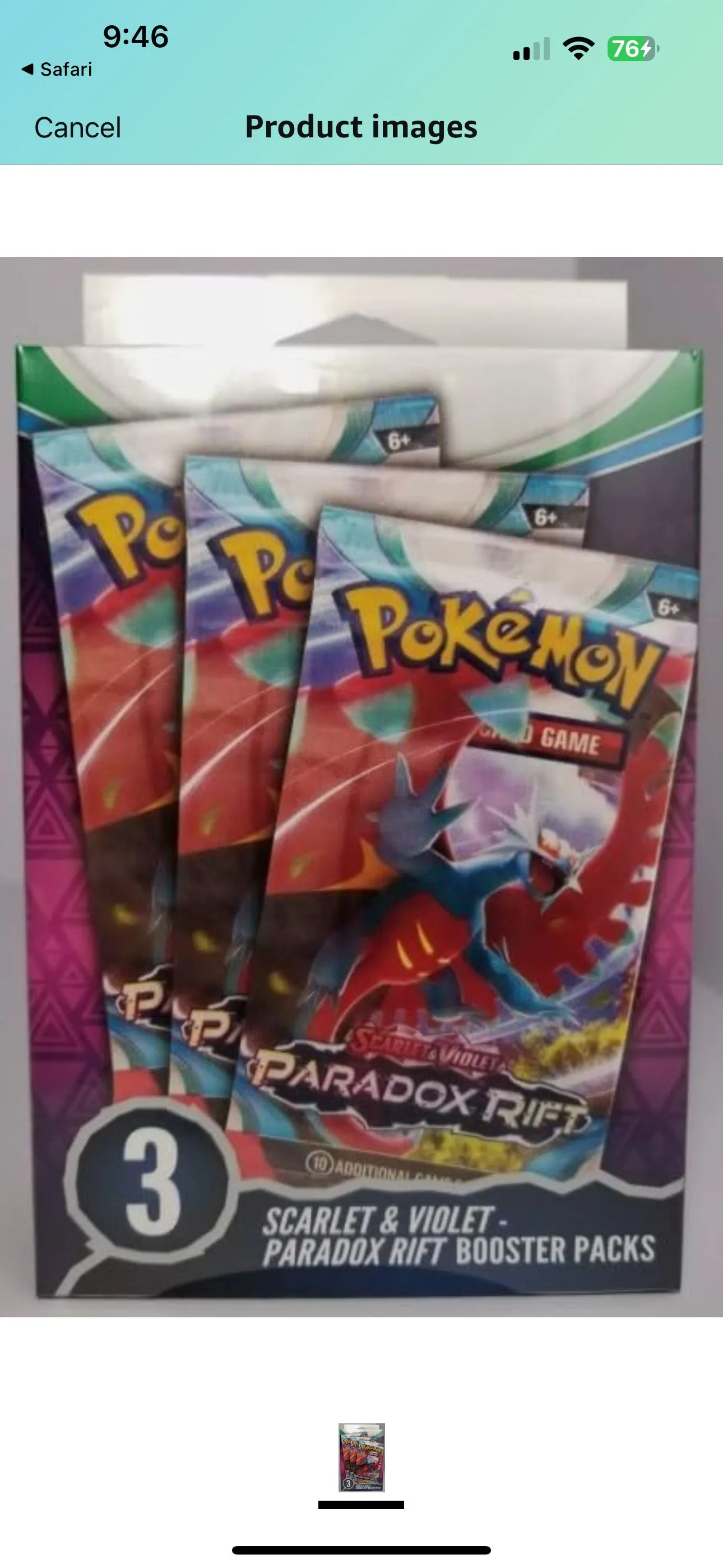 Product image for 3 PARADOX RIFT PACKS BOX