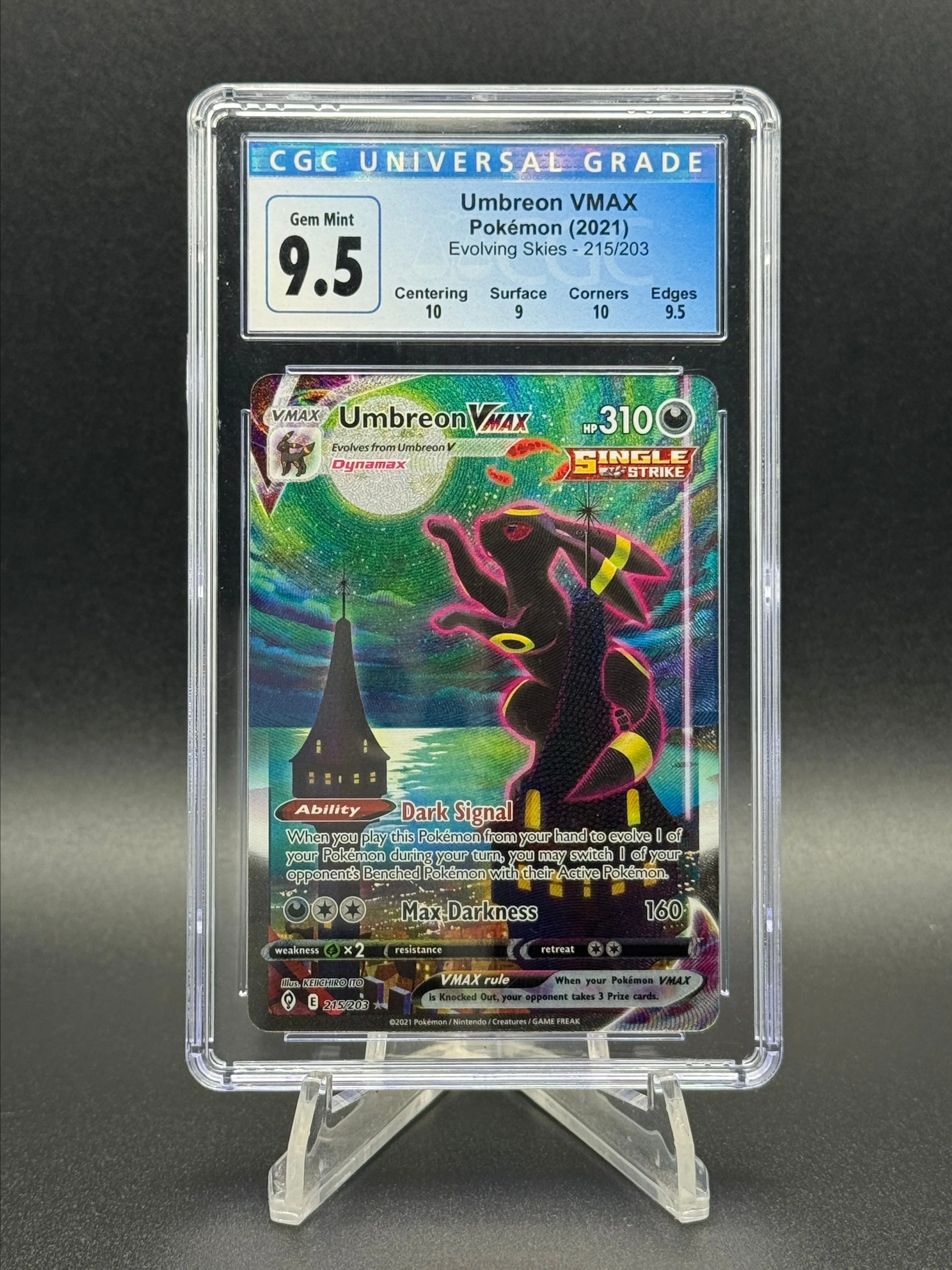 Product image for Slab- 2021 Umbreon VMAX Alt Art CGC GEM MINT 10