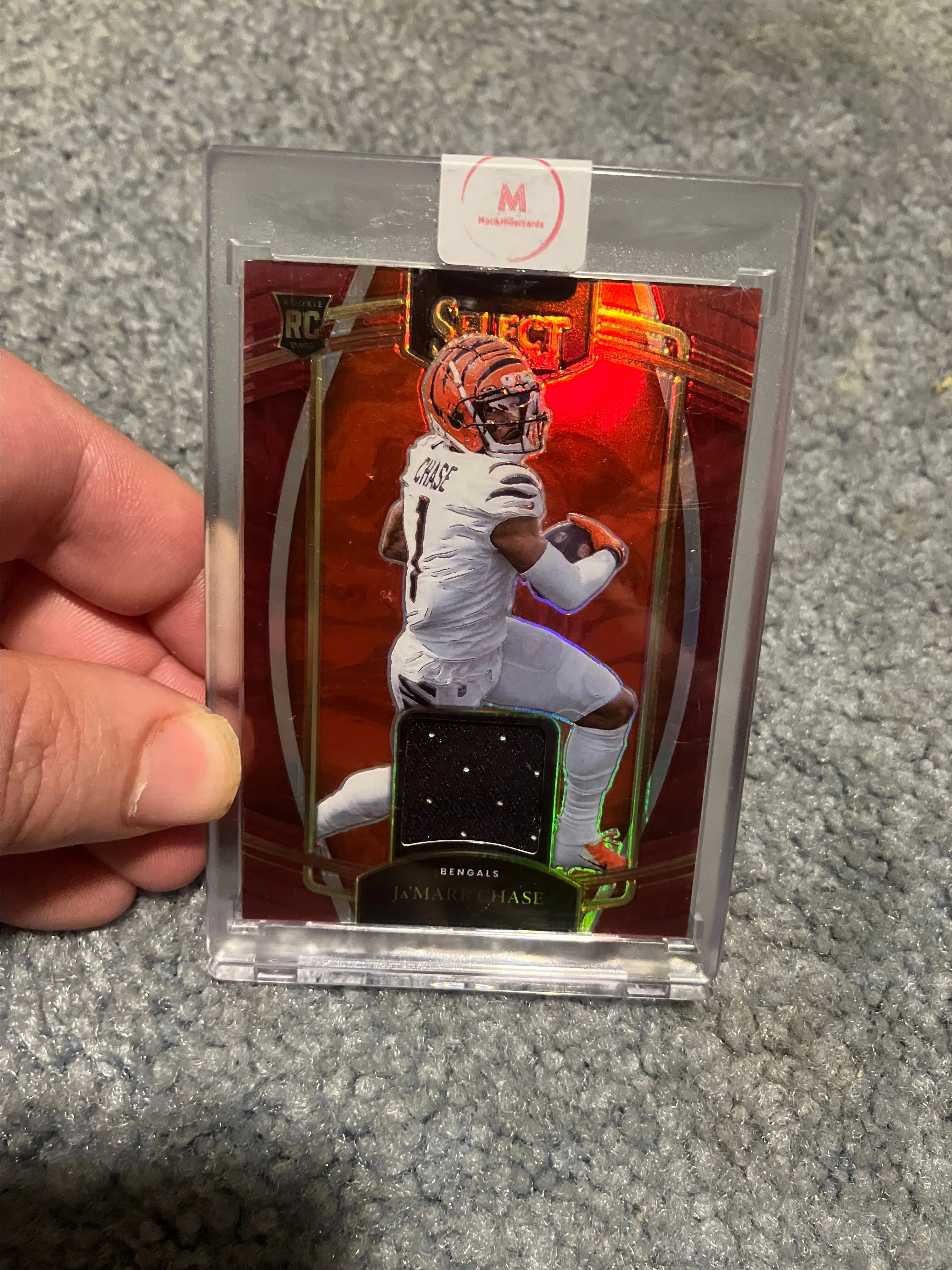 Product image for j chase rookie patch