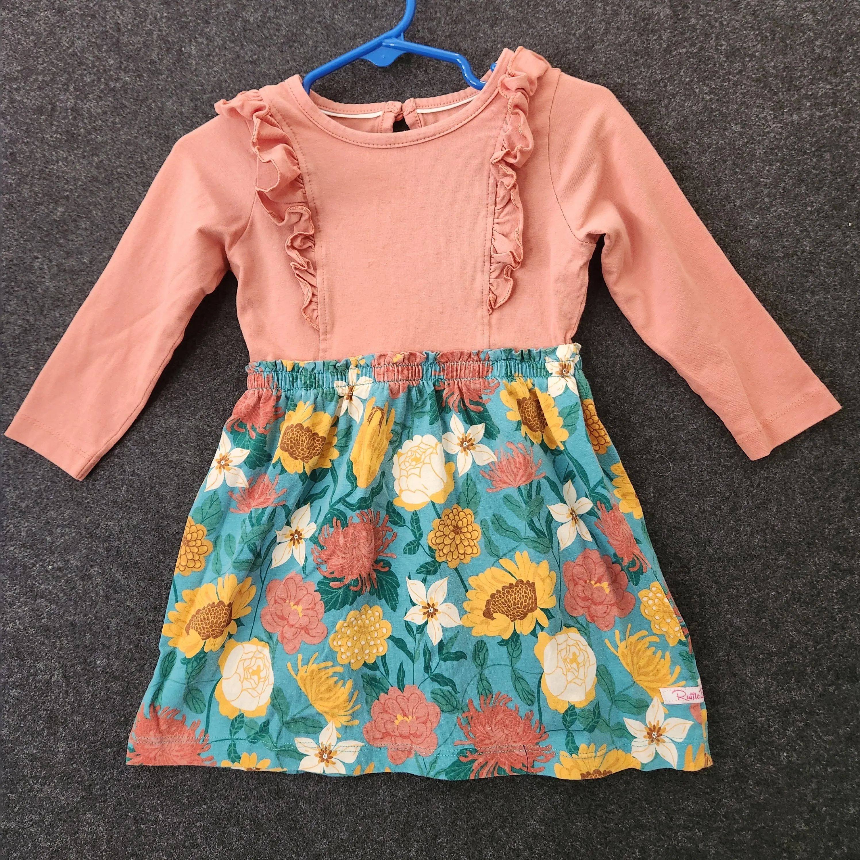 Product image for RuffleButts Floral Dress Size 18-24 mos