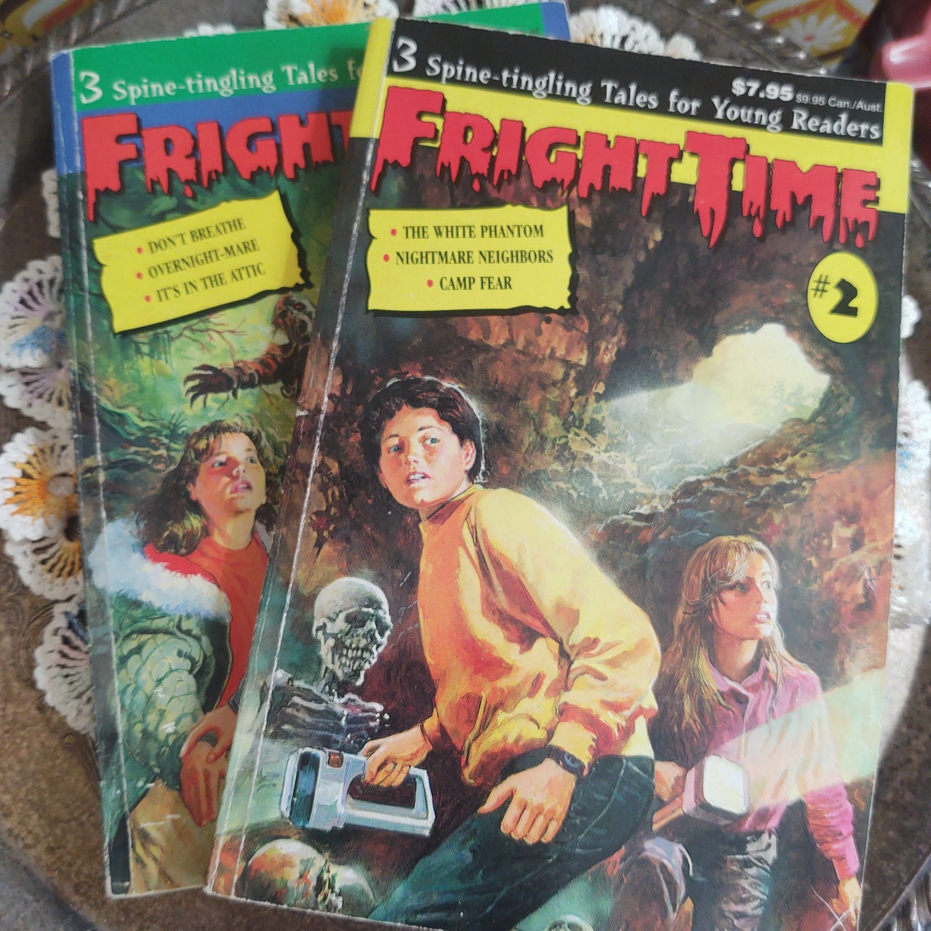 Product image for Two Vintage 1990s Children's Horror Fright Time #2 & #4 Softcovers