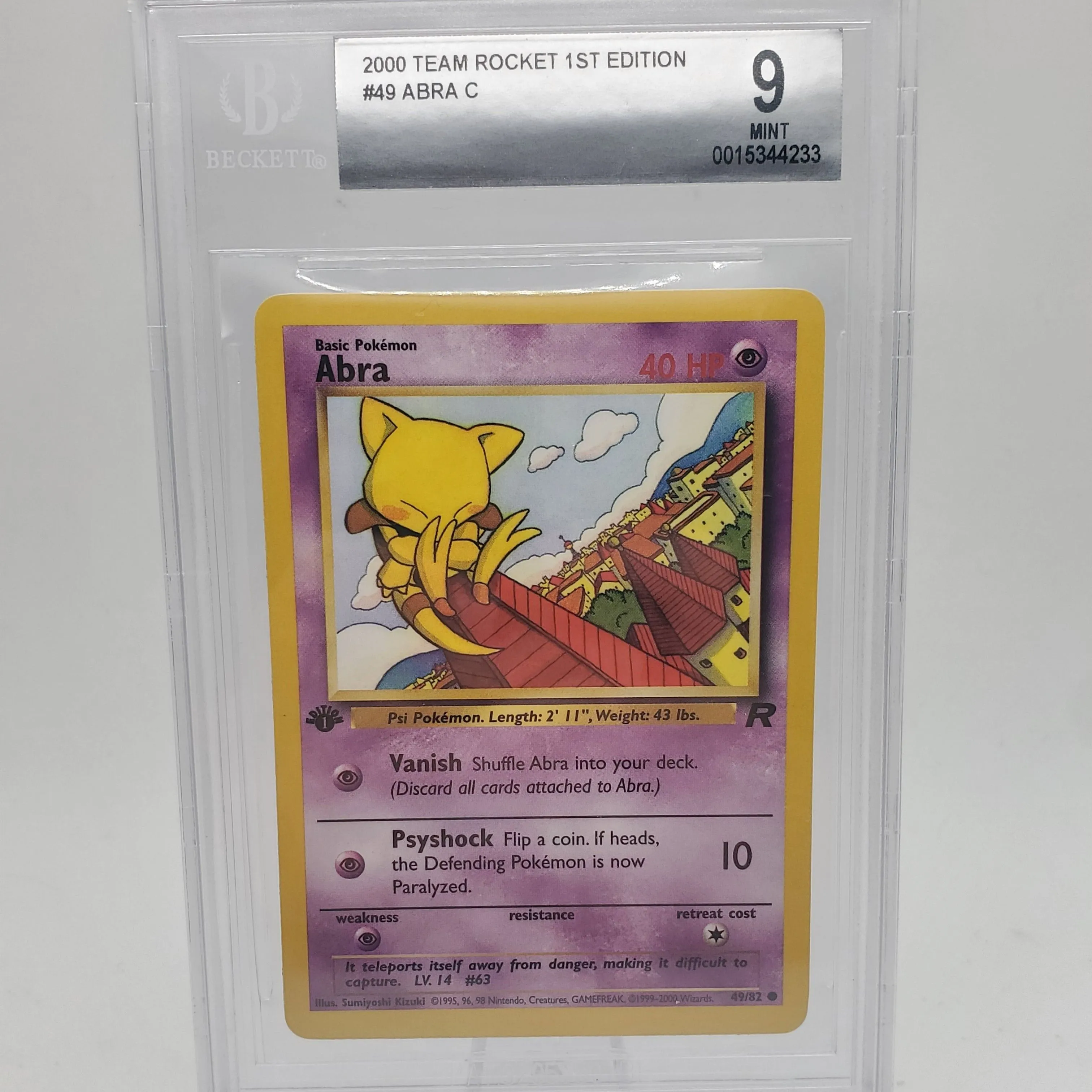abra pokemon card 49 82 Amazon.com: Pokemon - Abra (49) main image 1