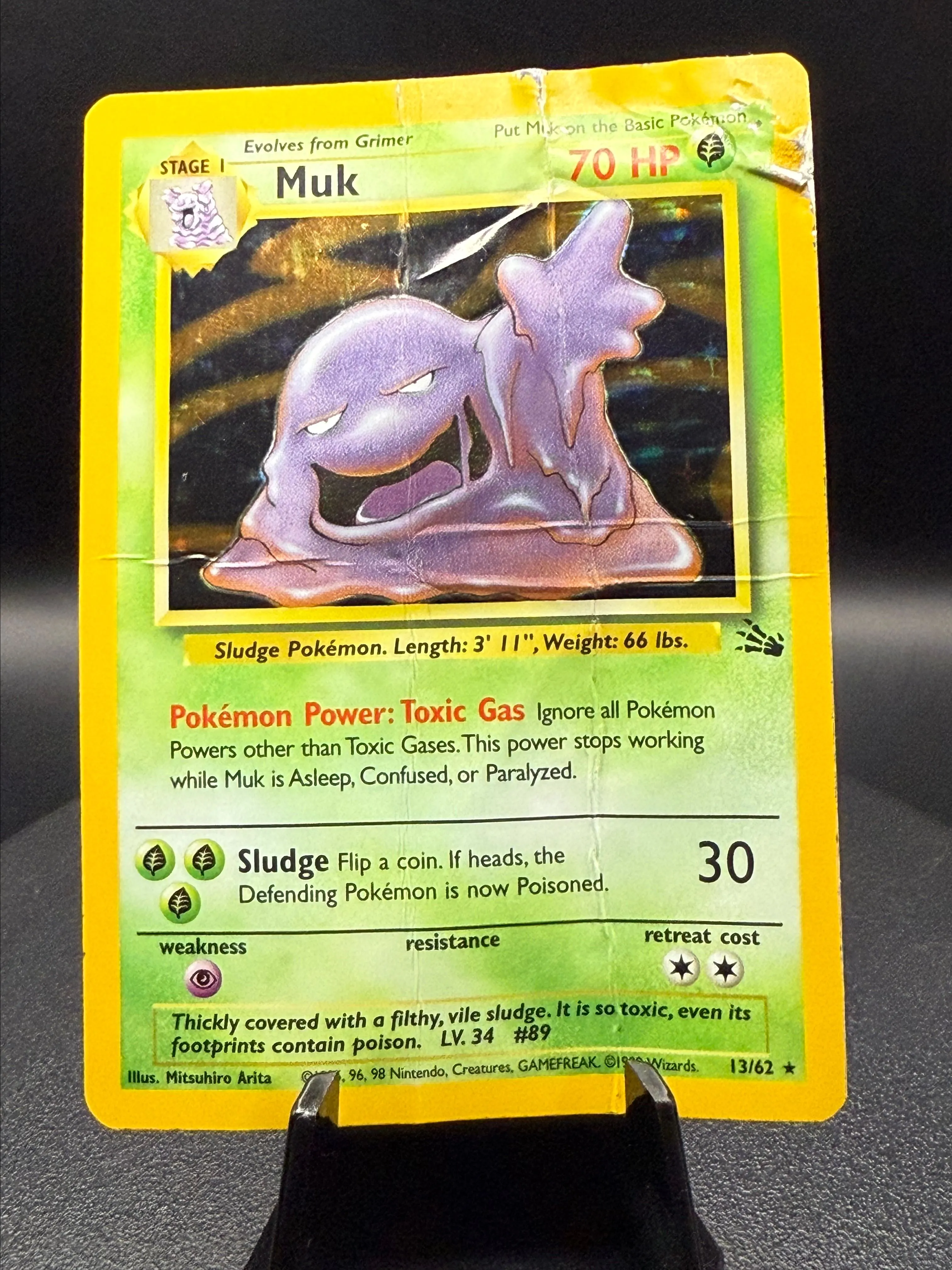 muk holographic pokemon card value Pokemon - Muk 089/165 - Pokemon 151 - Reverse Foil