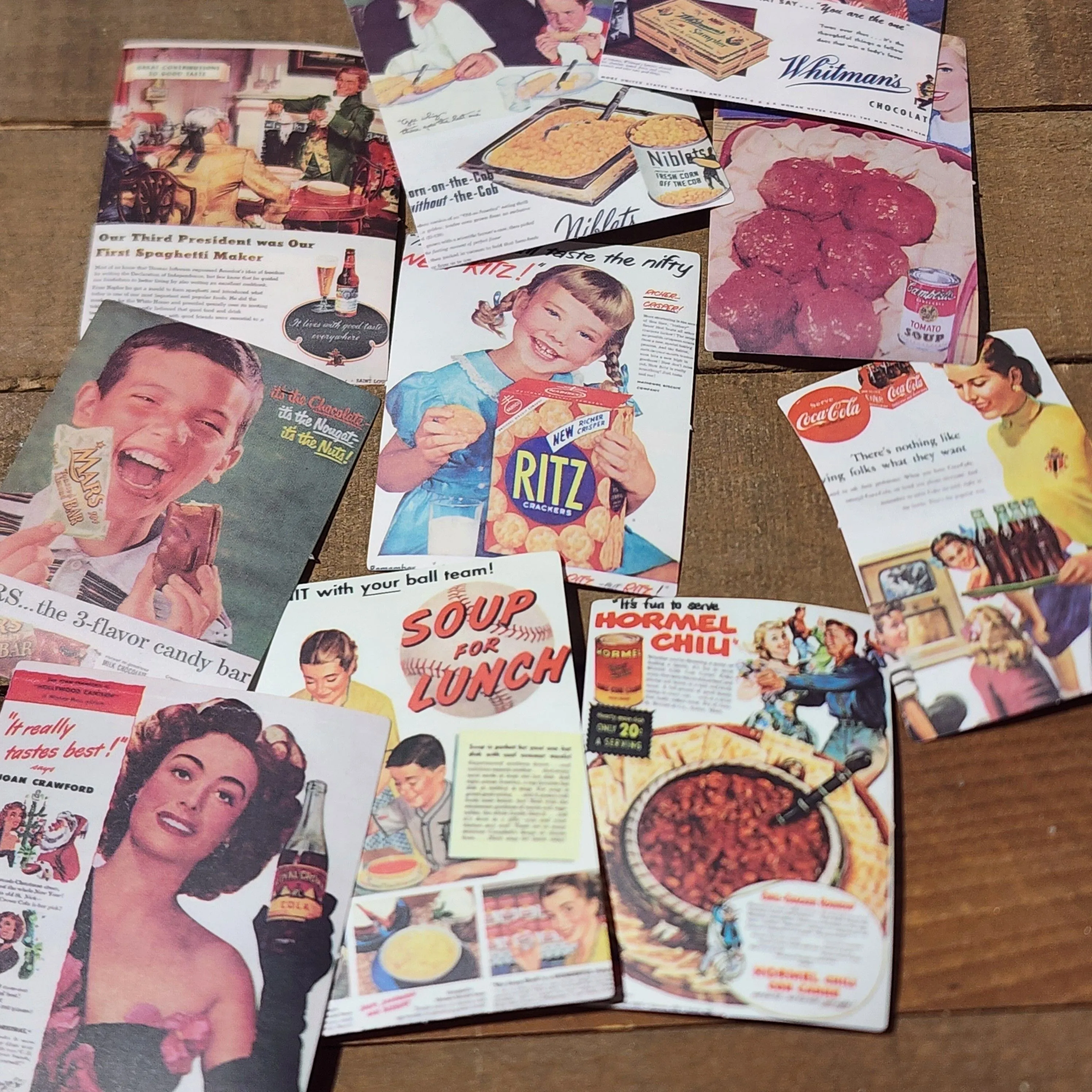 Product image for A Gift to Chat or yourself-  Lot of 5 Vtg reproduction stickers