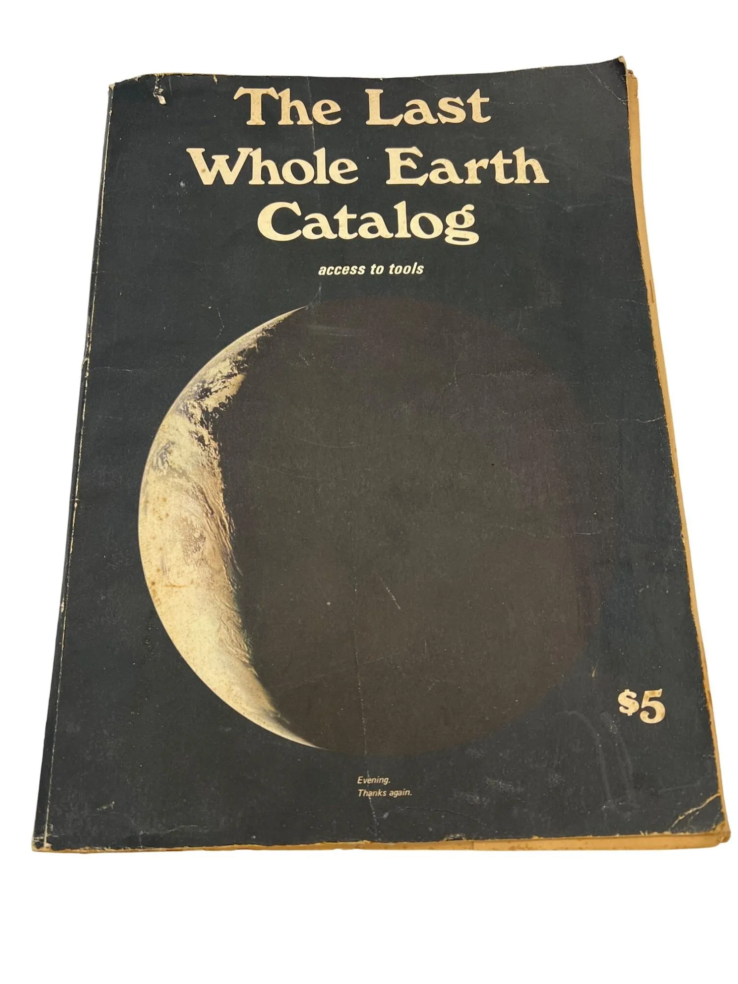 Product image for The Last Whole Earth Catalog 1971 2nd Printing Hippie Tools Counterculture 70s