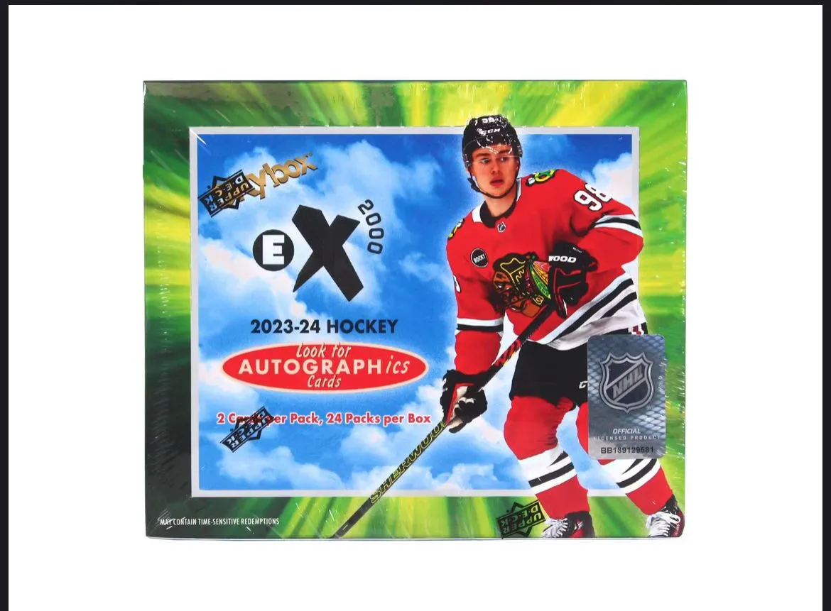 Product image for 2023/24 Upper Deck Skybox E-X 2000 Hockey Hobby Box