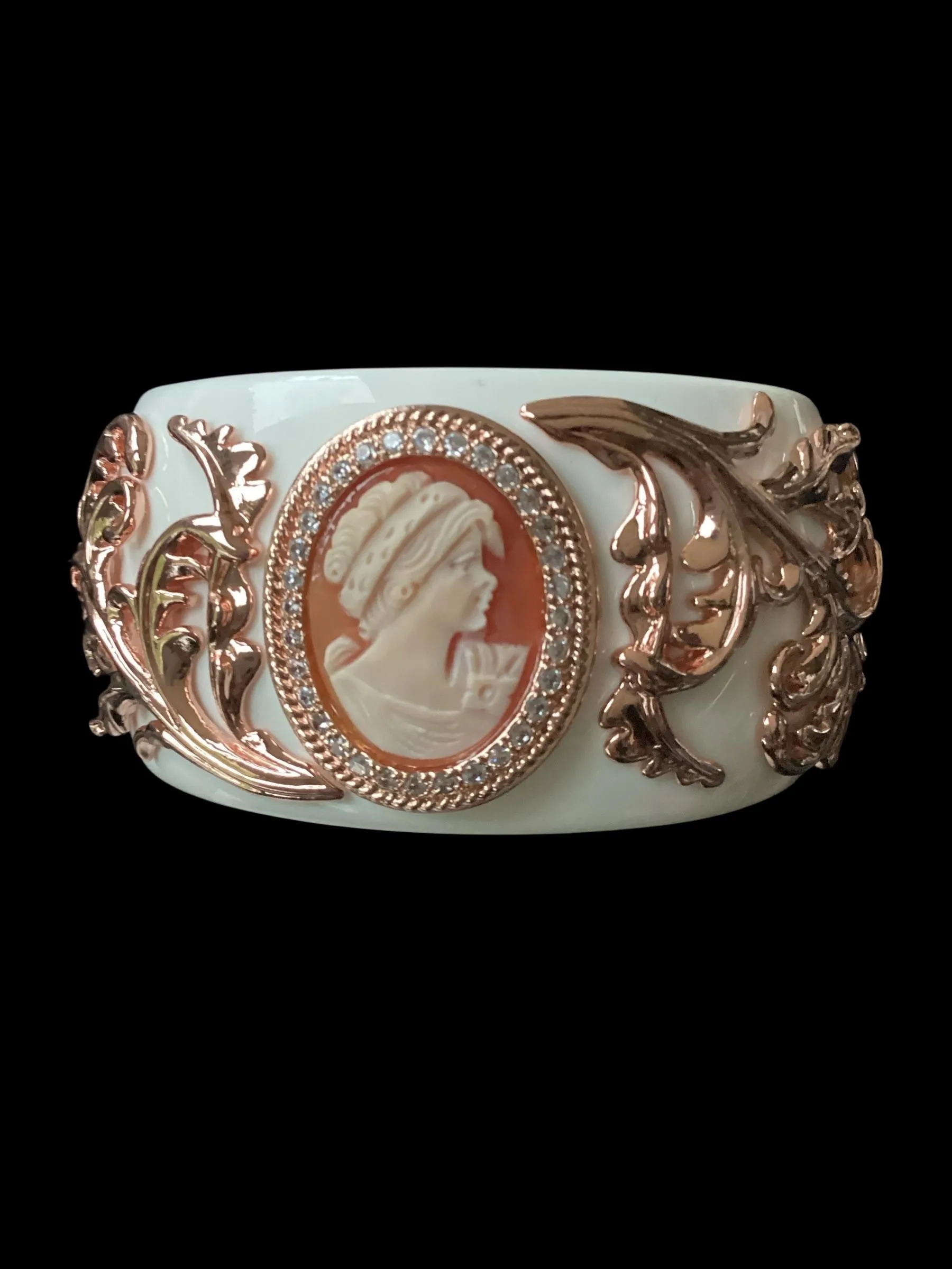Product image for Amedeo Huge Cameo Rose Gold Bracelet