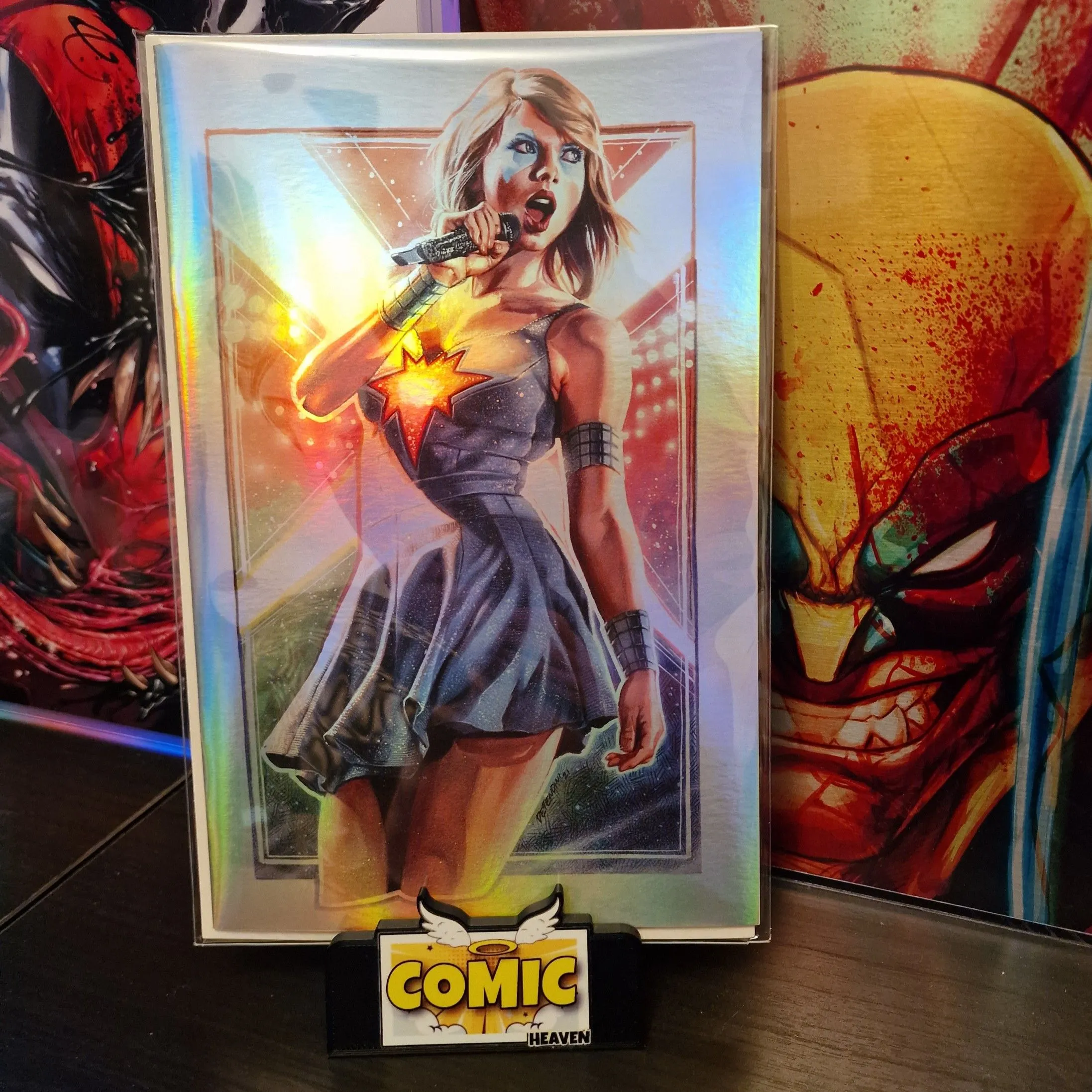 Product image for 01. Female Force Taylor Swift #nn Steven Defendini Foil Exclusive 🔥 🔥 🔥 Dazzler