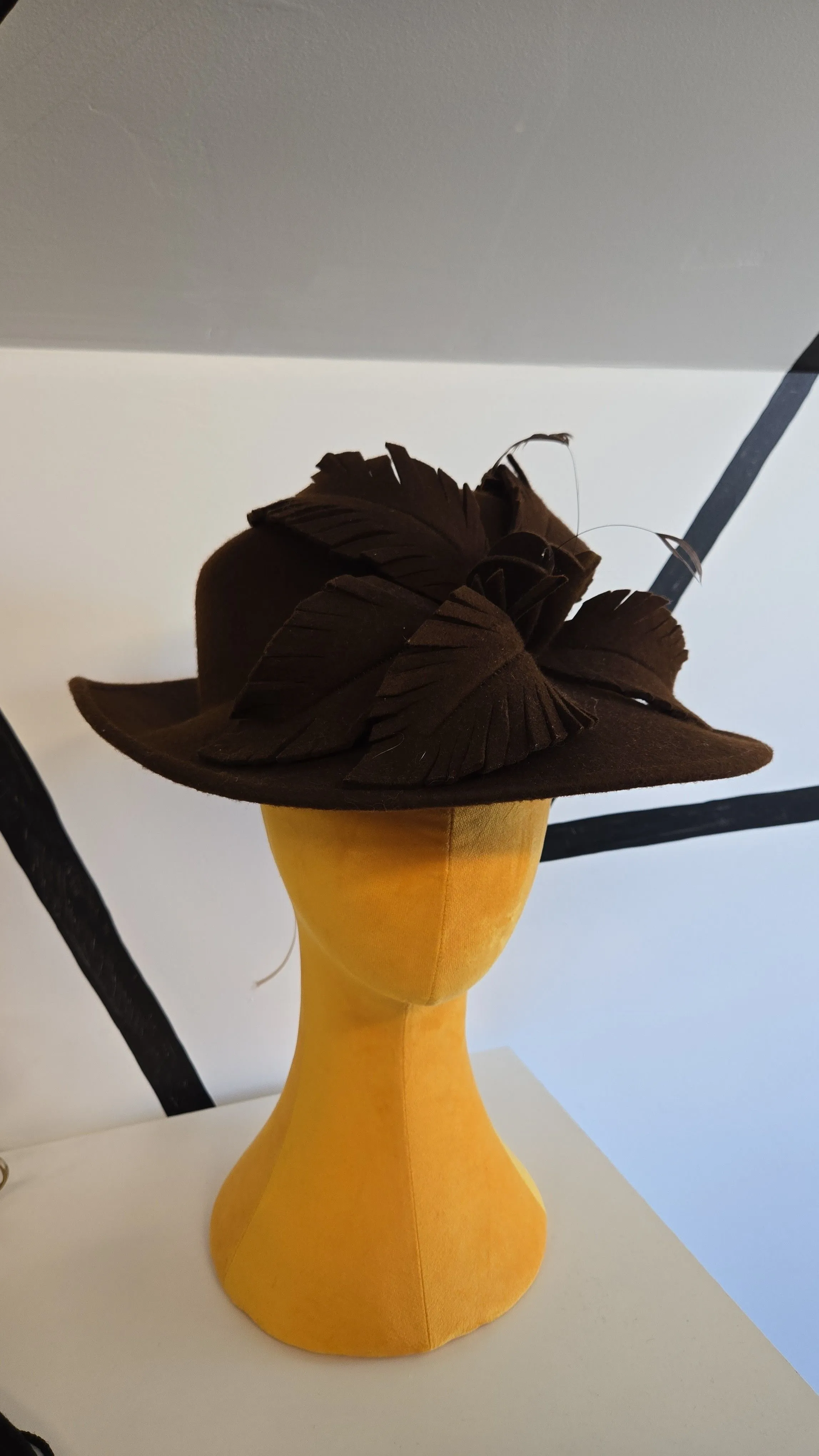 Product image for 10. Brown Vintage Wool Hat 