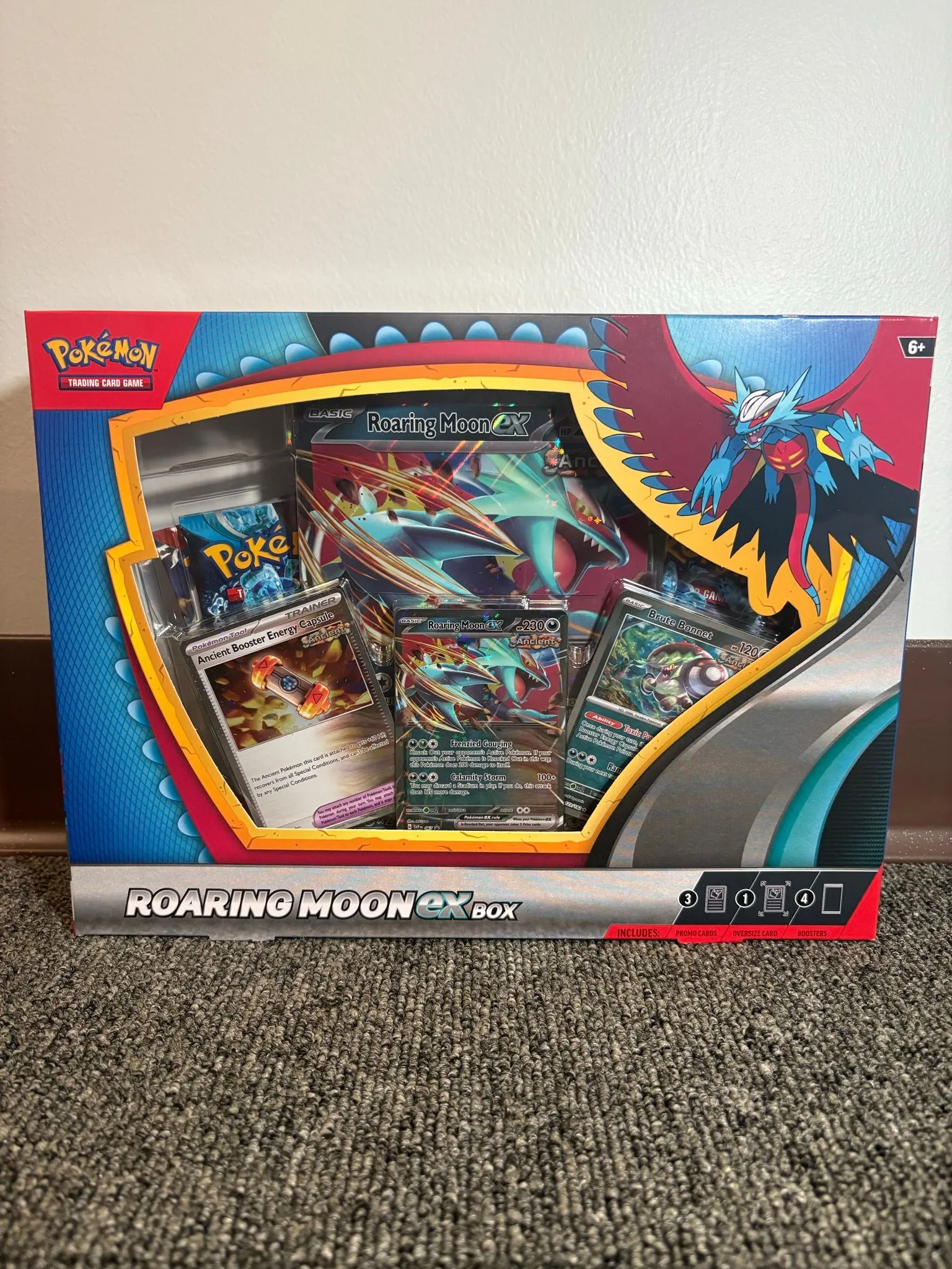 pokémon trading card game roaring moon ex box Amazon.com: Pokémon TCG: Roaring Moon ex Box (1 Foil Promo Card, 1 Oversize  Foil Card & 4 Booster Packs) : Toys & Games main image 0
