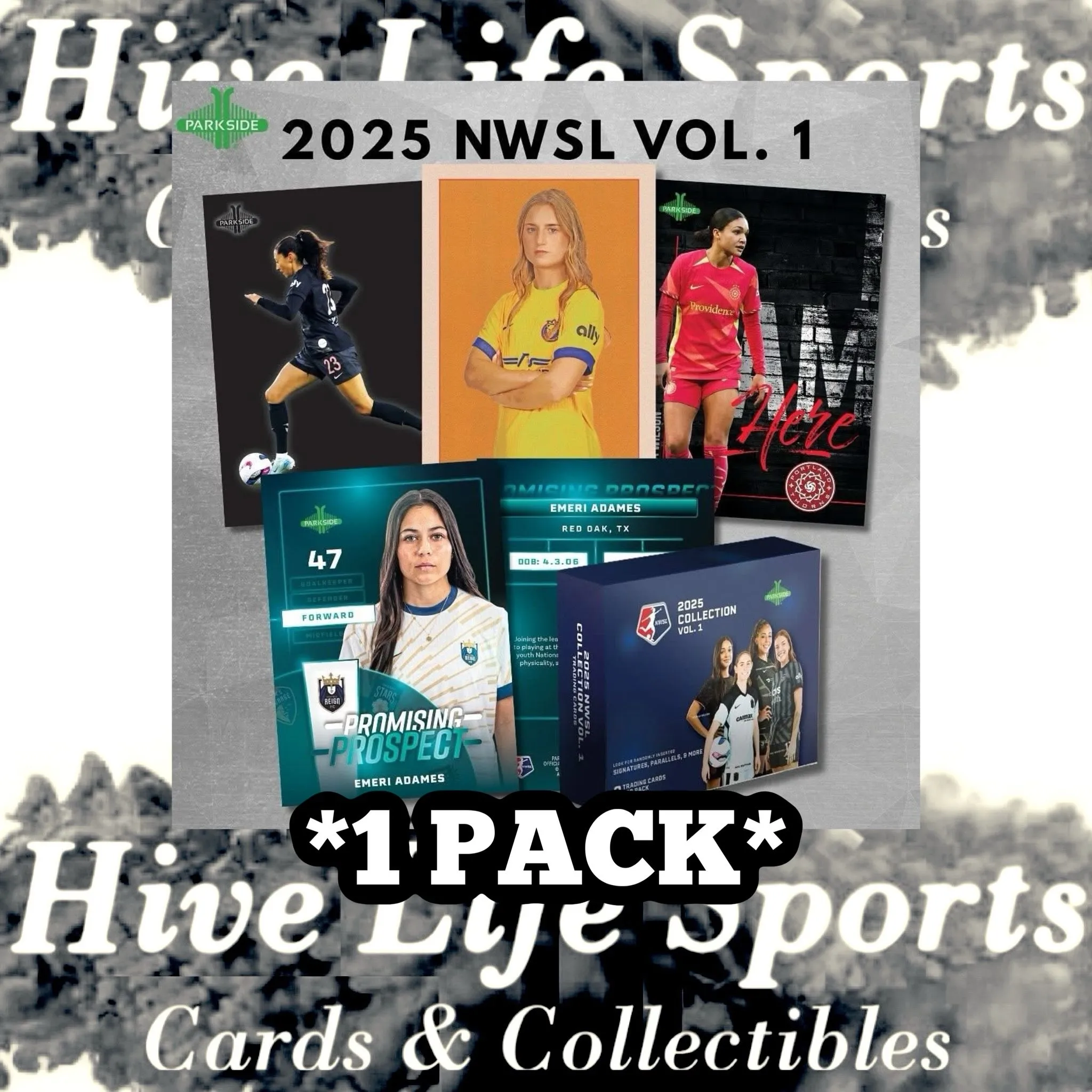 Product image for *1 Hobby Pack 2025 Parkside NWSL Vol 1
