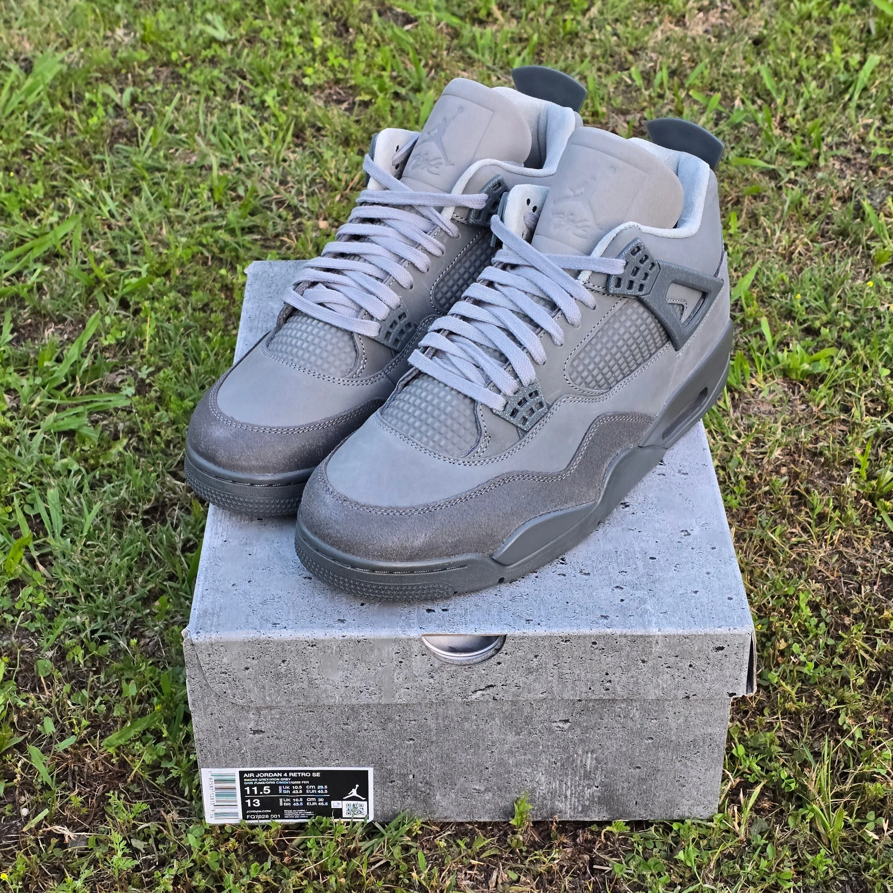 Product image for Jordan Retro 4 Wet Cement  / Paris Olympics 