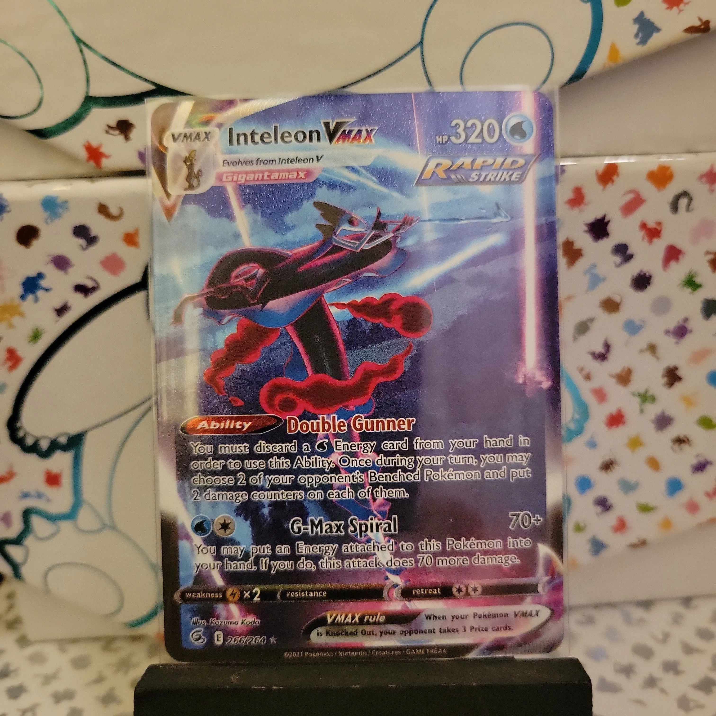inteleon vmax pokemon card 079/264 Inteleon VMAX